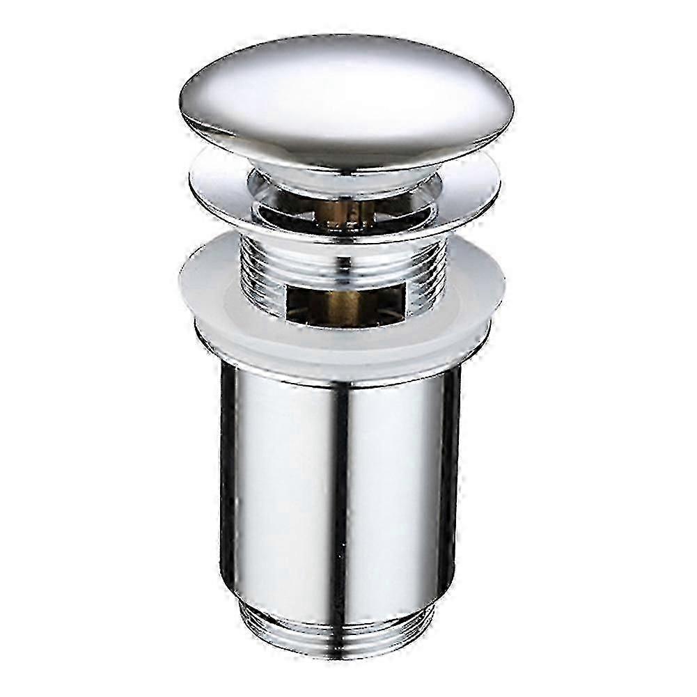 Universal Sink Drain Fitting with Overflow and Pull-Out Plug for All Washbasins & Basins