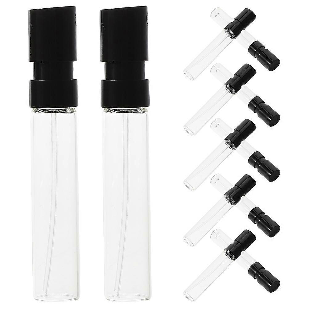 Sample Bottles Glass Perfume Vials for 12Pcs Travel Use Refillable