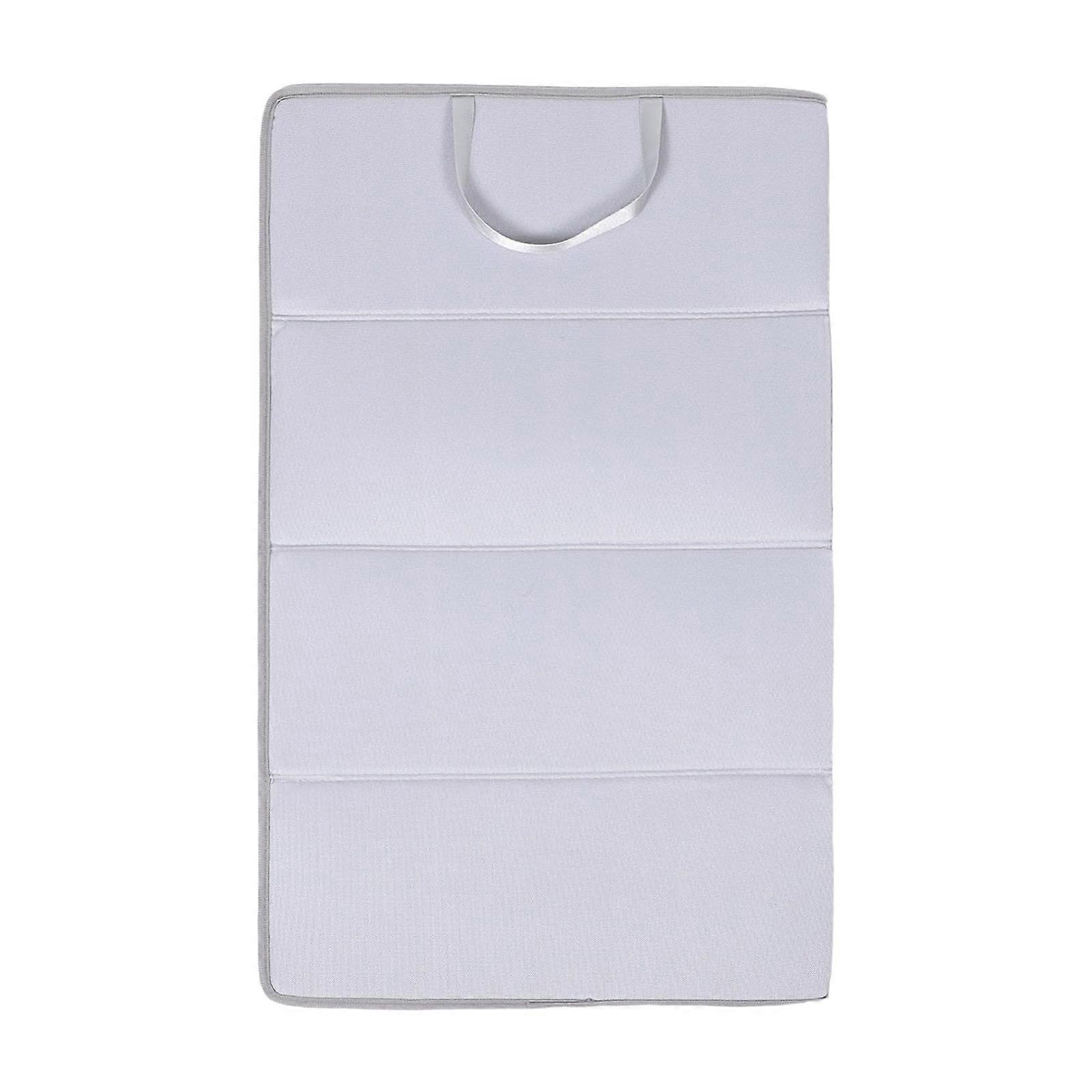 MultiPurpose Ironing Pad For Clothes Bedding Double Layer Mat Storage Design  grey