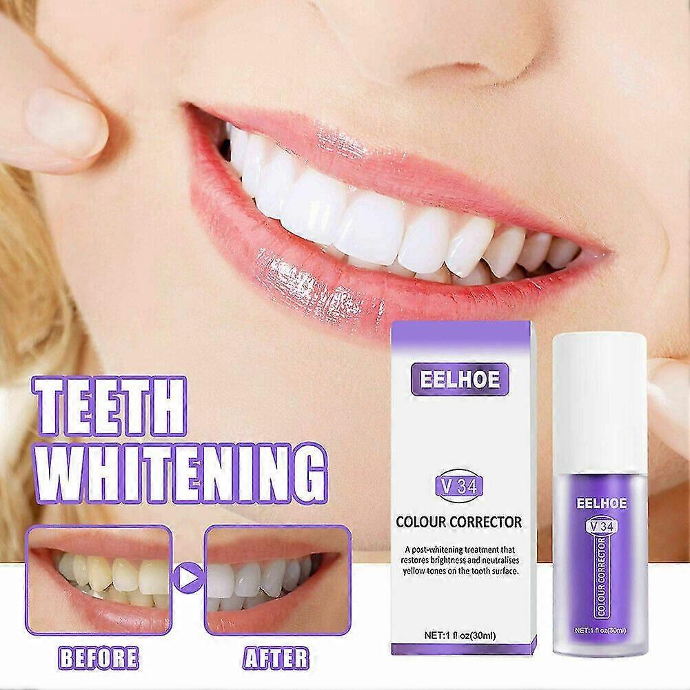 V34 Colour Corrector Teeth Whitening Sensitive Teeth Toothpaste