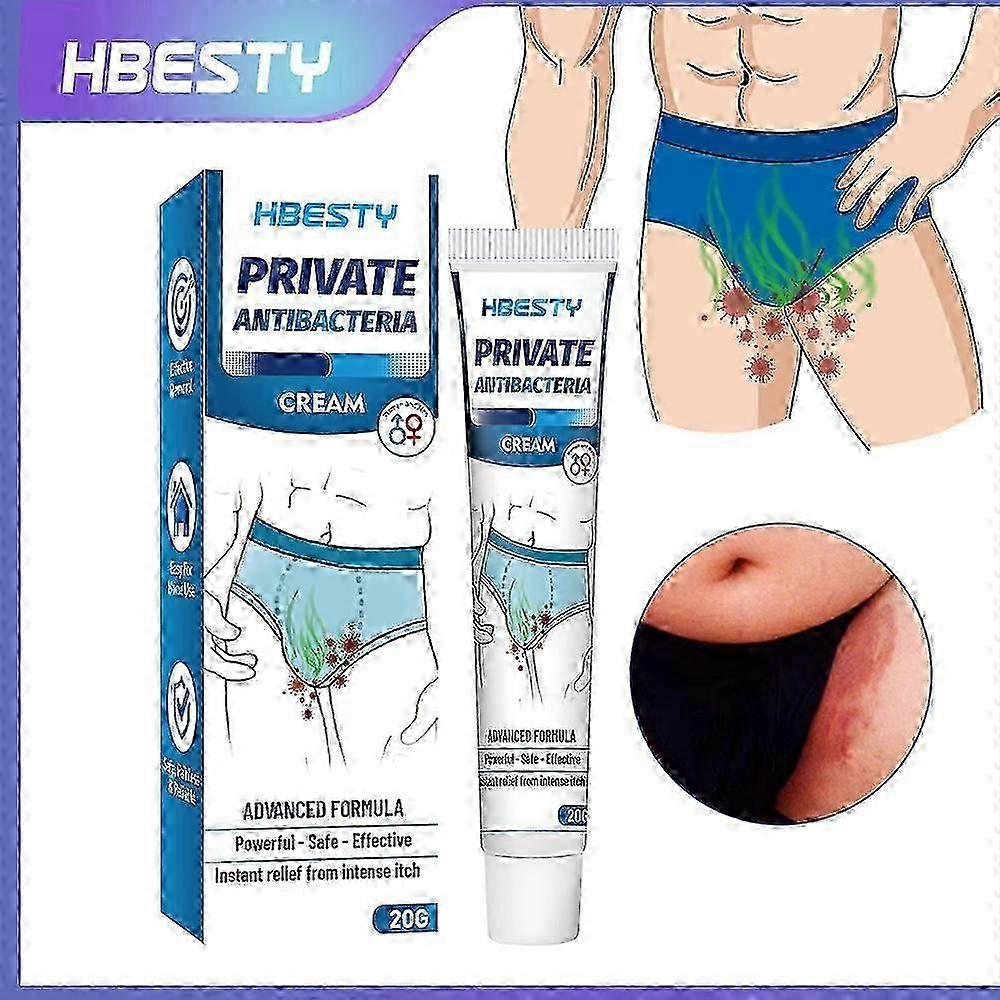 suitable for Anti-bacterial Cream, Men's Parts Itch Relief Cream, Care Cream External Itch Block-jc