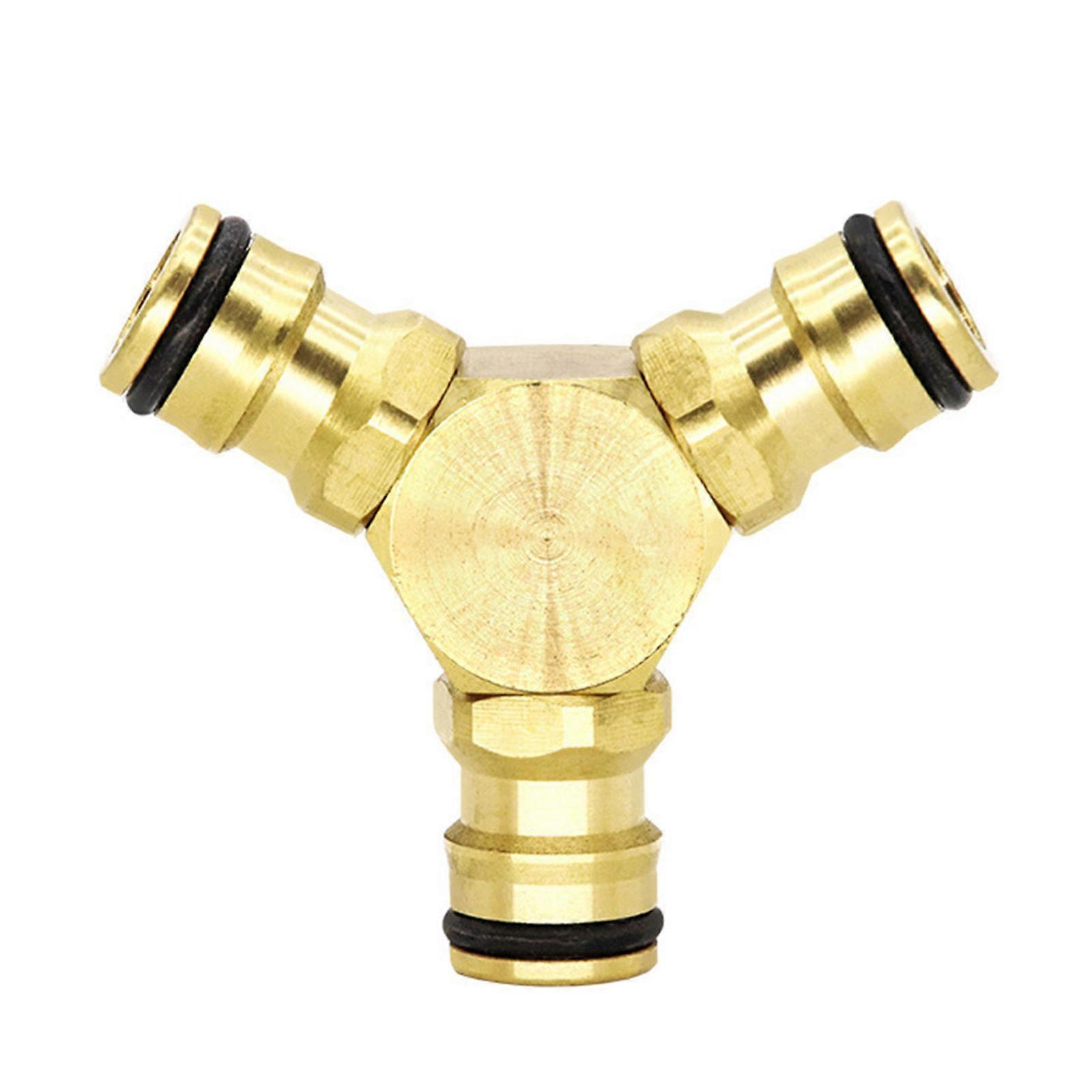 Universal Flows Control Splitters Hose Coupling Strong Quick Release Hose Fitting for Outdoor Cleaning Application Multicolor
