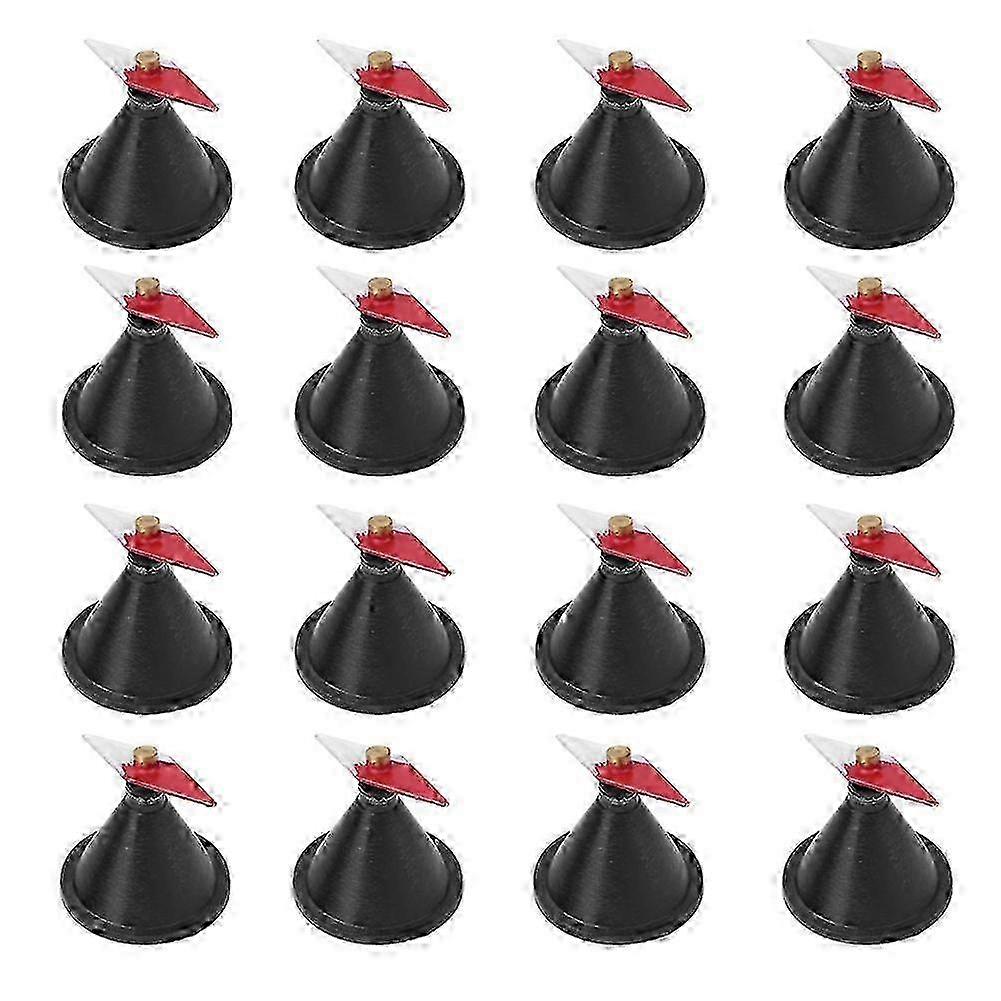 16pcs Rhombus Small Magnetic Needle with Stand Physical Experiment Teaching Instrument z