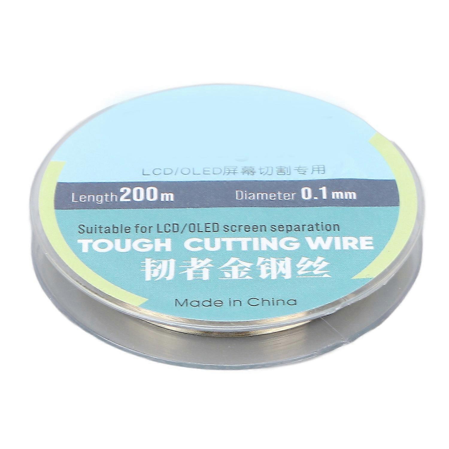 200M Phone LCD Screen Cutting Line High Hardness Steel Phone LCD Screen Separating Wire0.1mm