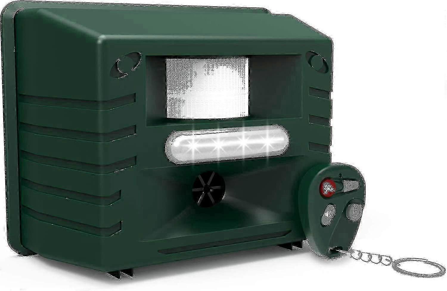 Ultrasonic Outdoor Animal Repeller with Motion Detector and Remote Control