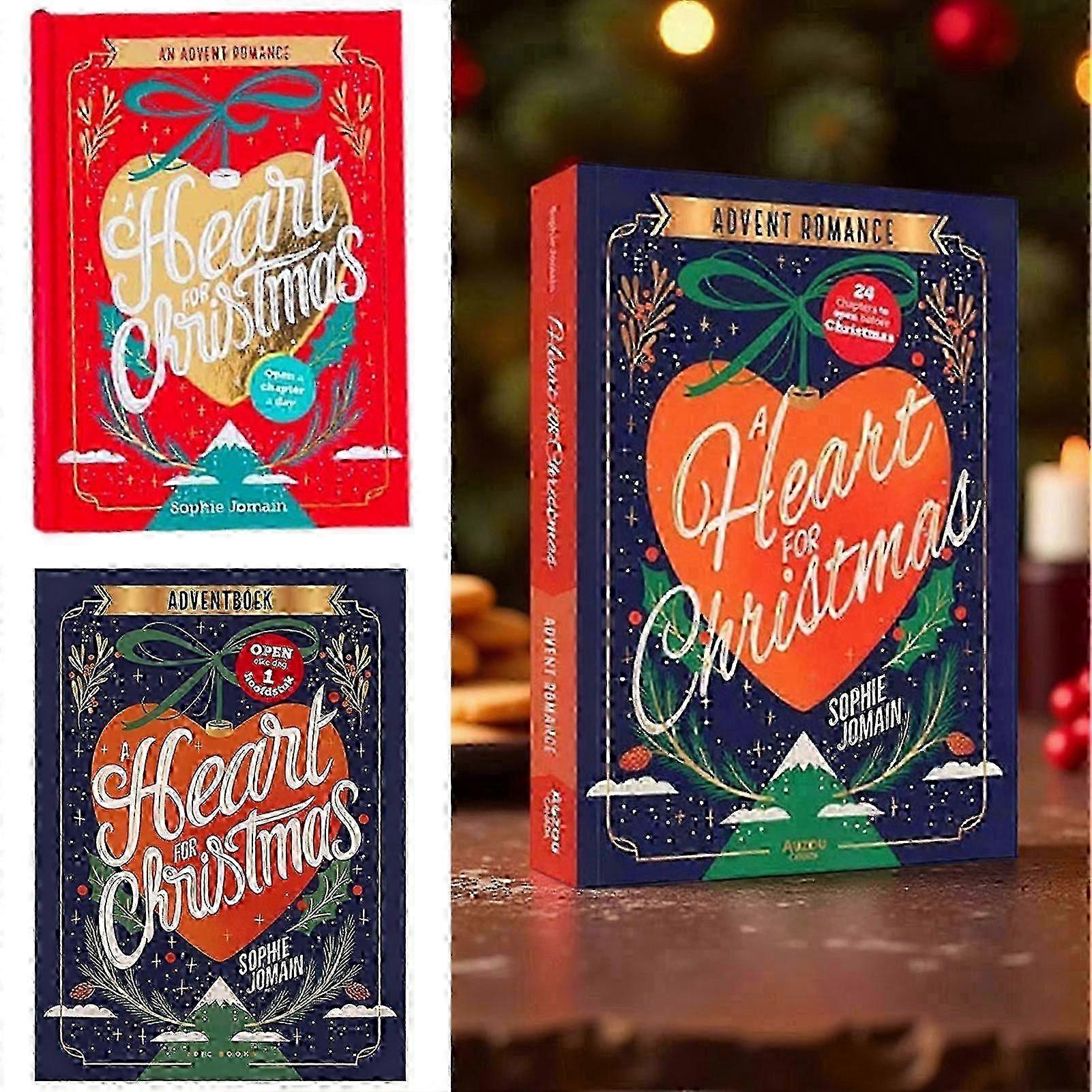 25-26 A Heart for Christmas Advent Romance, Christmas Love Story Advent, Romance Advent Book, Open a Chapter a Day