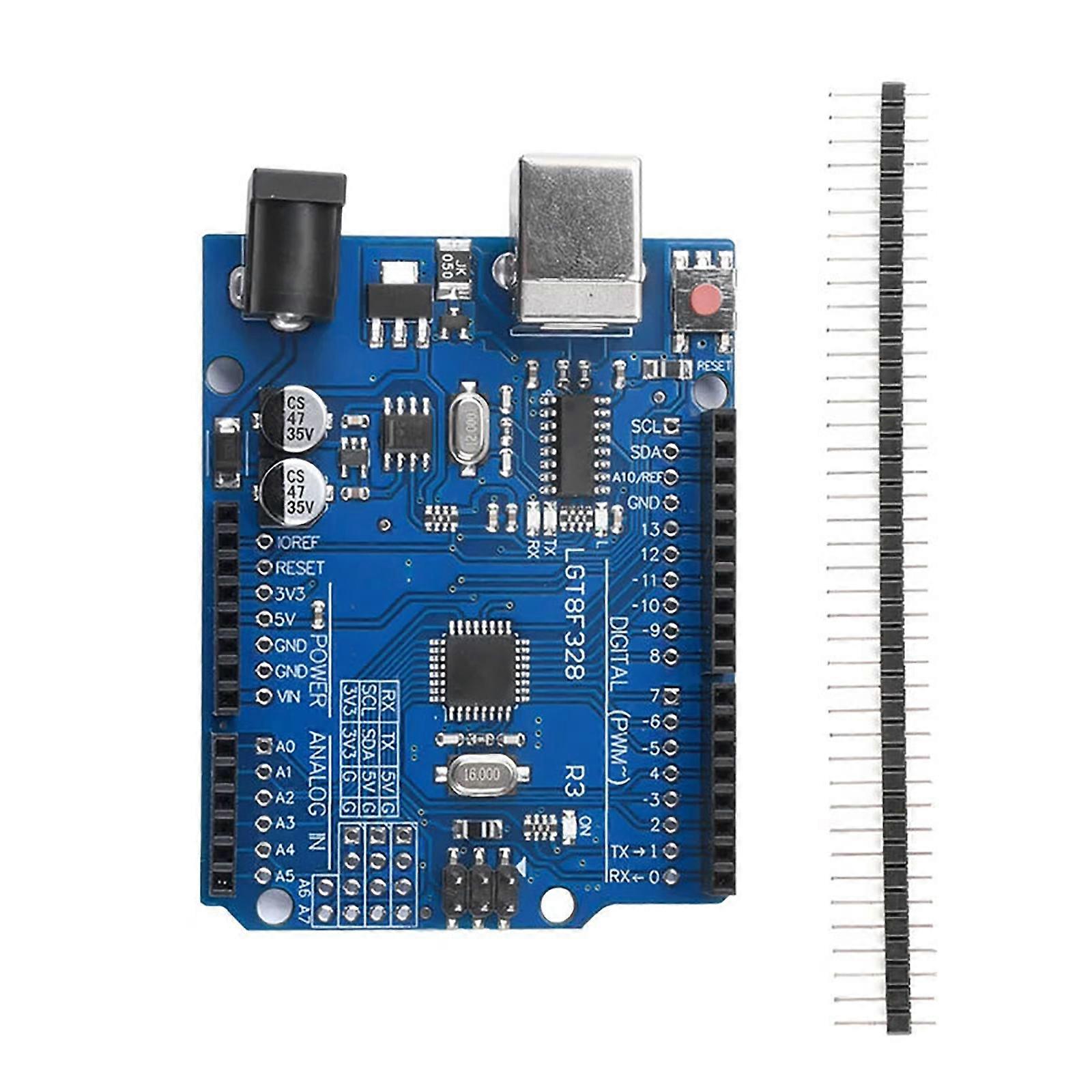 LGT8F328P UNOR3 Development Board Replacement for  UNOR3 Module for Programming Learning Controller Multicolor