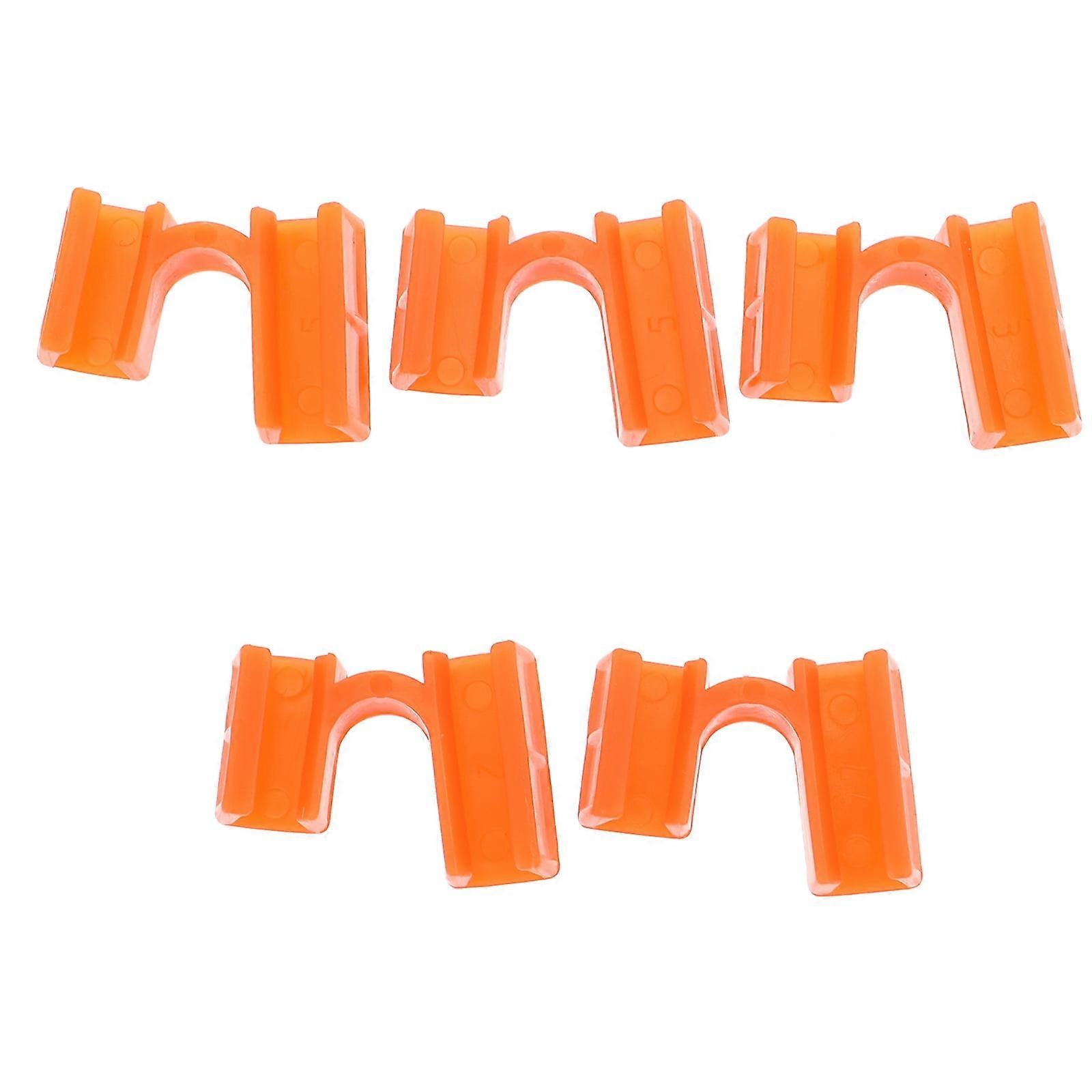 5 Pcs Plastic Chopstick Holder Toddler Tool Chopsticks Clip Connector Non-slip Rest Pp