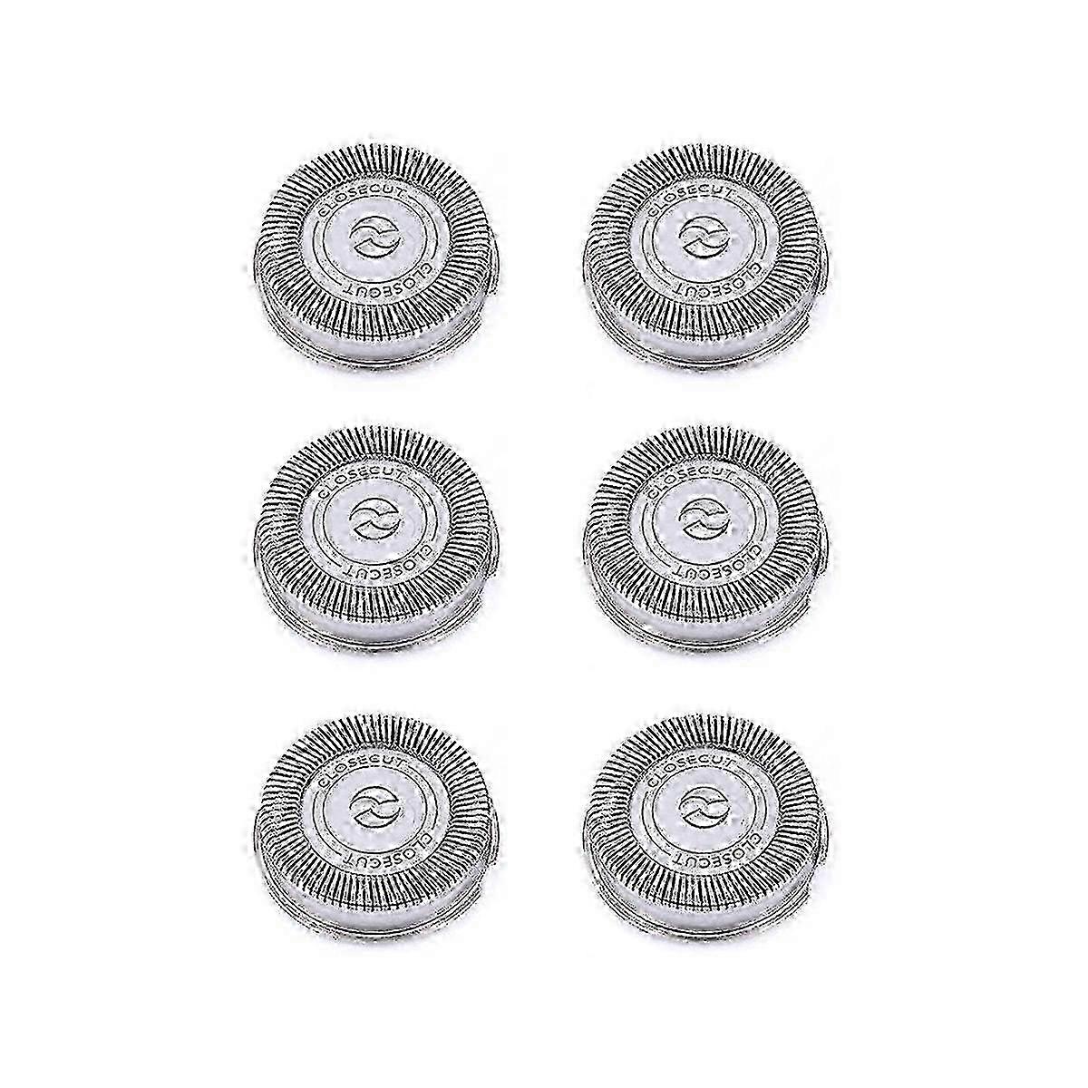 2025 6Pack SH30 Replacement Heads for Series 3000, 2000, 1000 and S738, with Durable Sharp Blades