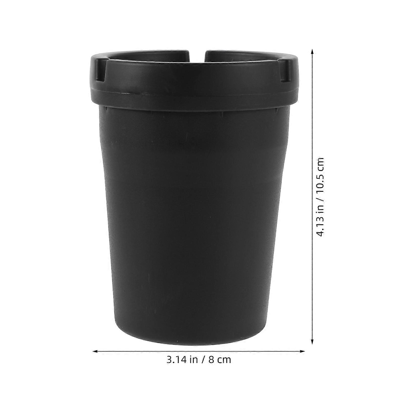 Plastic Auto Ashtray Black Car Ashtray for