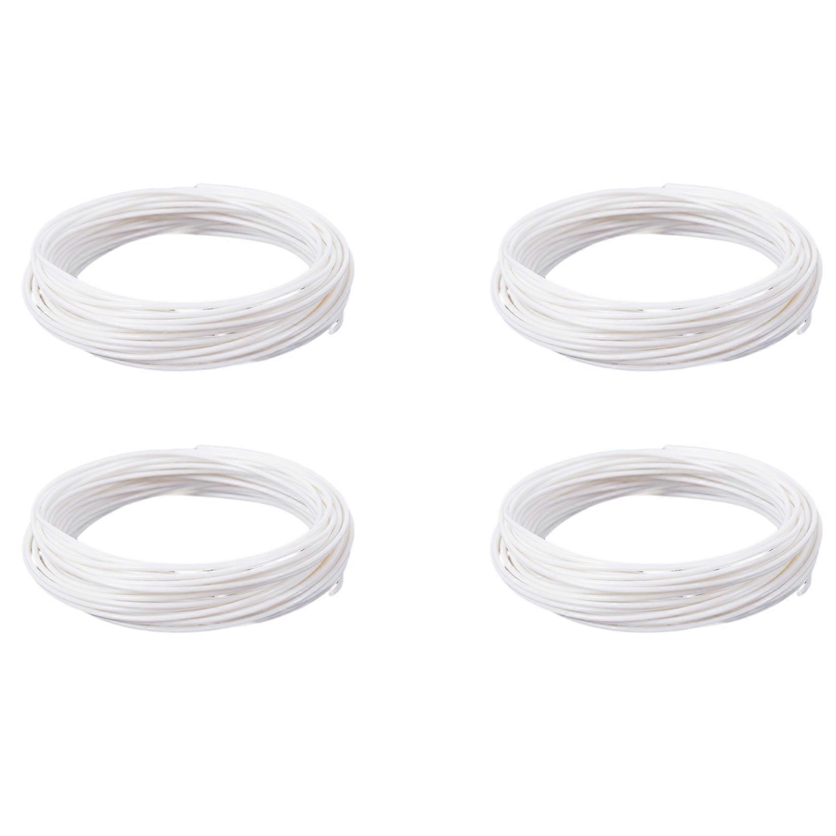 4X 3D Printer Pen Filament 1.75mm PLA 10M(White PLA)