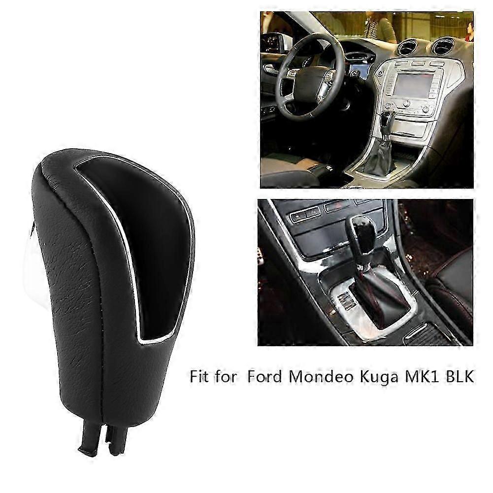 Automatic Gear Shift Knob Head for Mondeo Kuga MK1 Black Silver
