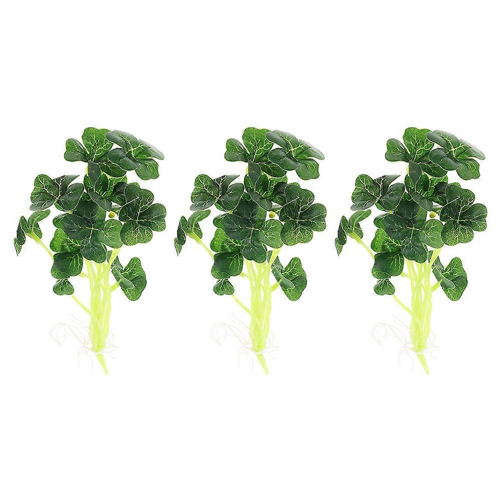 3 Branches of Artificial Greenery Stems Faux Leaves Branches for Home Vase Party Table Centerpiece Decor