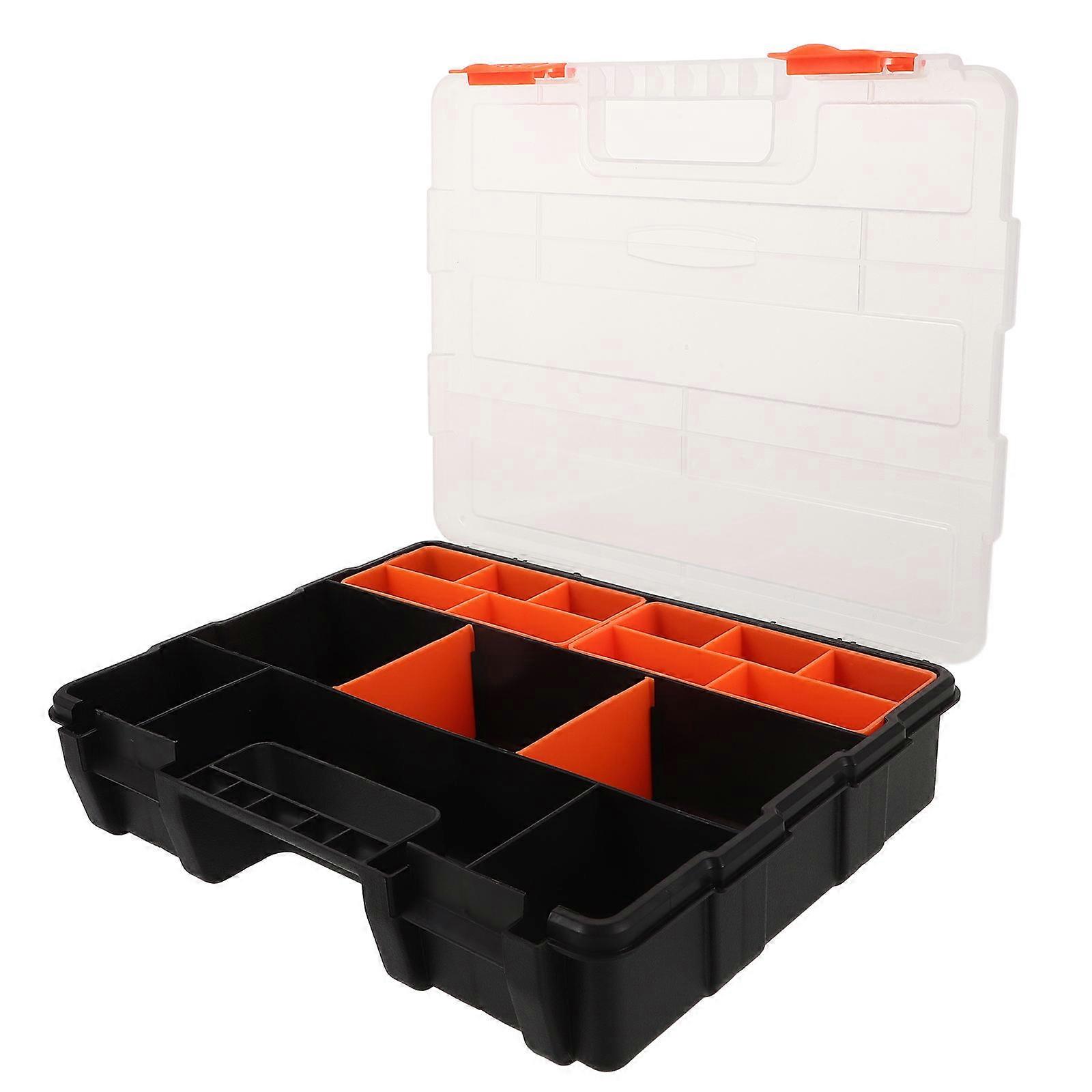 Compartment Screw Organizer Box for Storage Use Multi-Grid Plastic Container