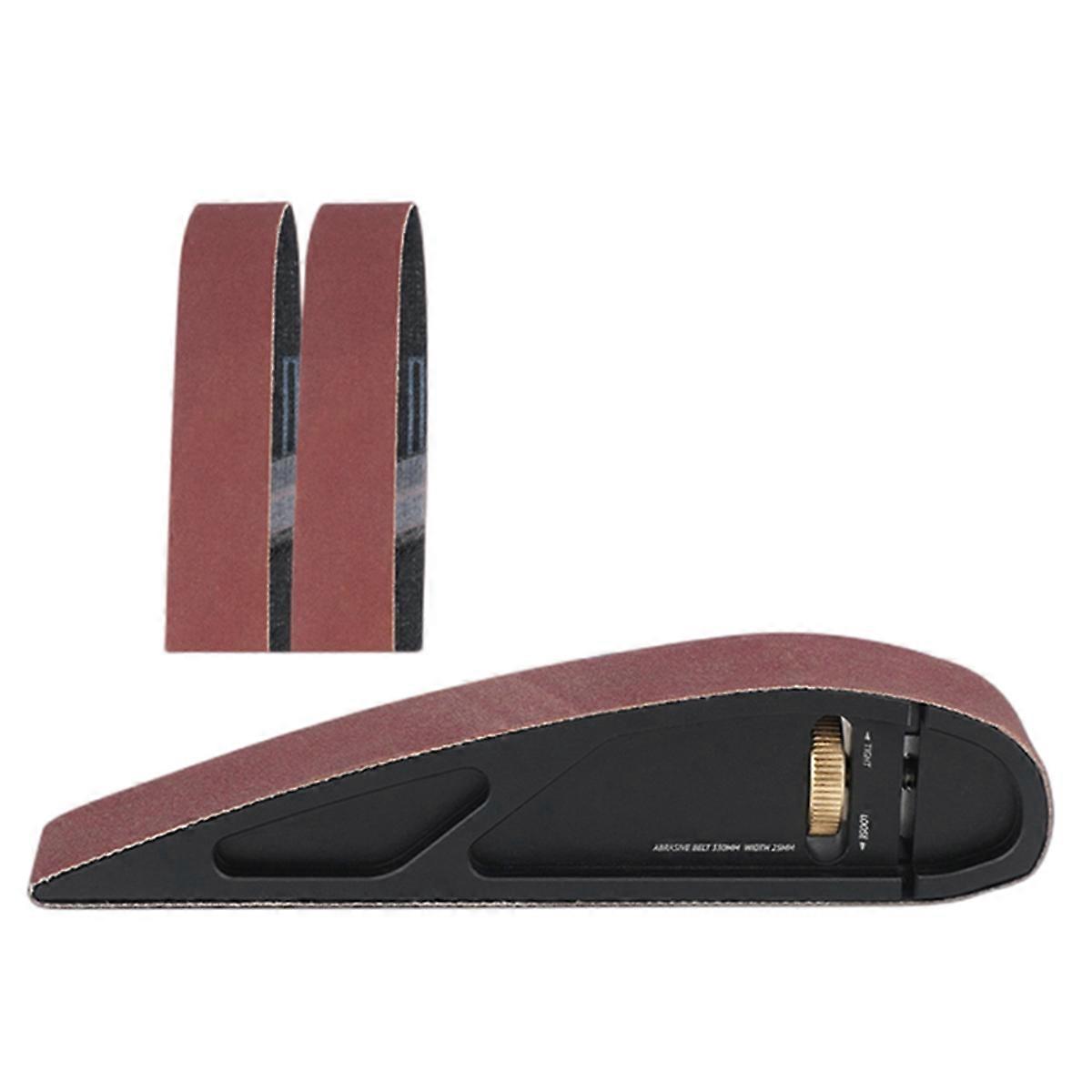 Sandpaper Holder Portable Adjustable Manual Sandbelt Grinding