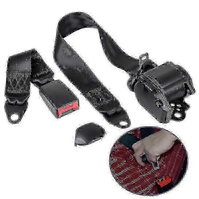 Car Seat Safety Belt Universal 3 Point Adjustable