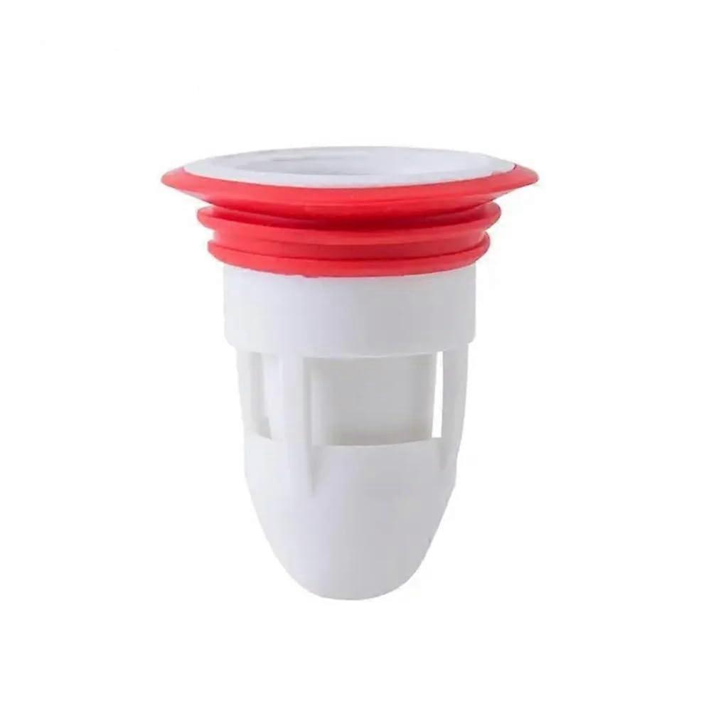 Bath Shower Strainer 10Piece White Drain Filter Cover Drain Plug Siphon Sink Insect Prevention Kitchen