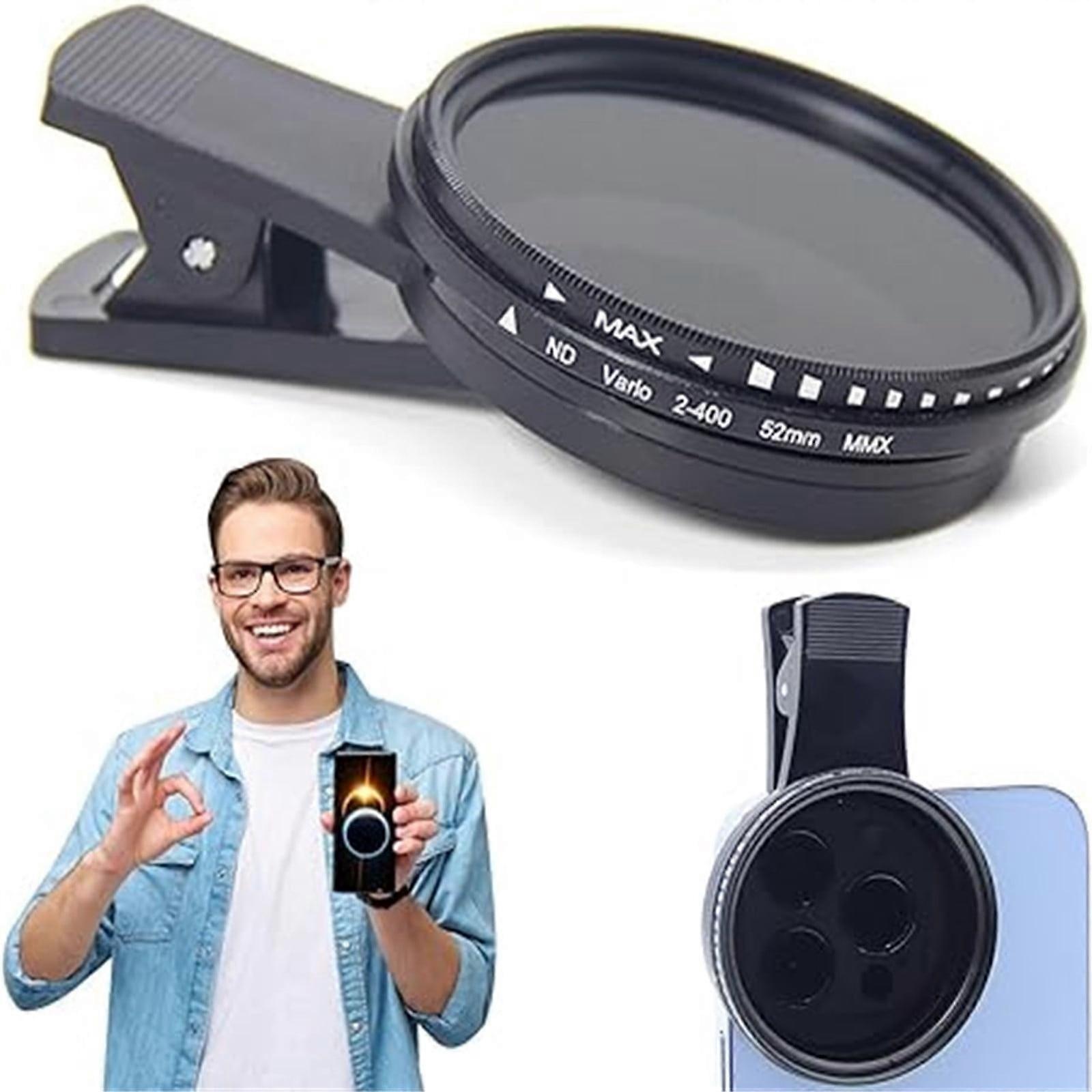 Ozmmyan Solar Camera Lens Filter Solar Filter For Smartphone Solar Camera Filter For Universal Solar Smartphone Lens With Clip Enhancing Filter