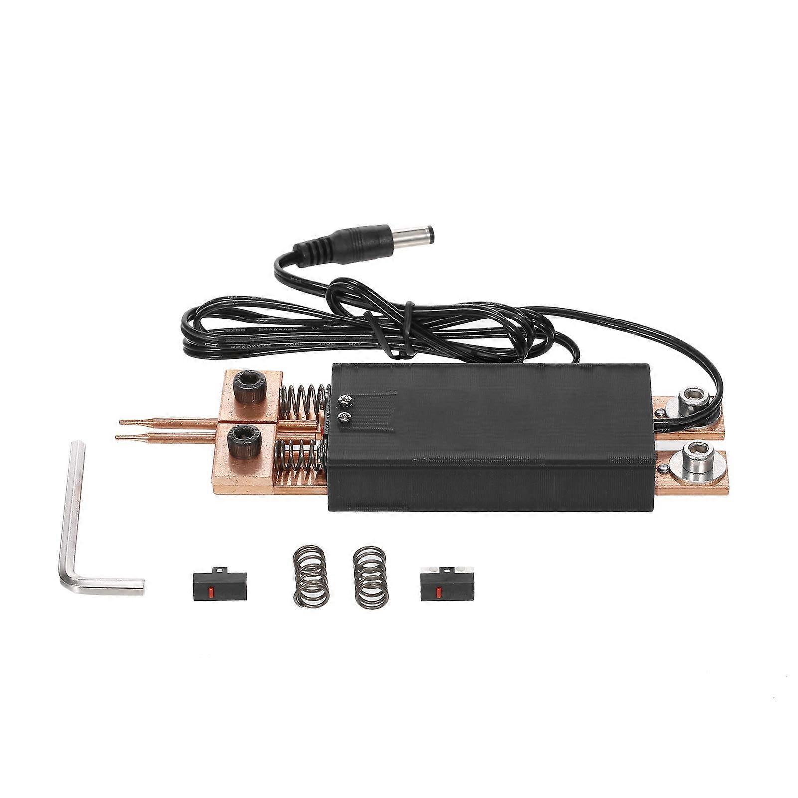 Spot Welding Pen with Automatic Trigger for Precise 18650 Battery Pack Assembly, Black Ergonomic Design