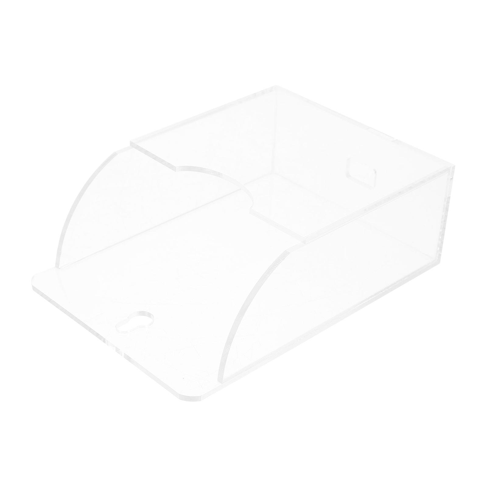 Wall Acrylic Holder Acrylic Remote Controller Holder for Storage 4Pcs