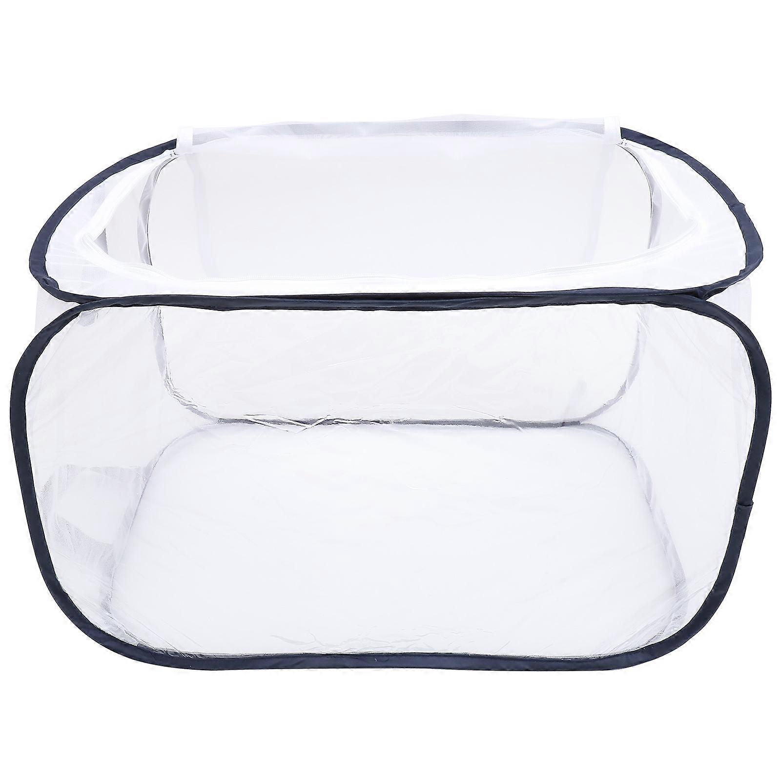 Plants Growing Box for Plants Nutrition 4Pcs Foldable Mesh Germination Starter