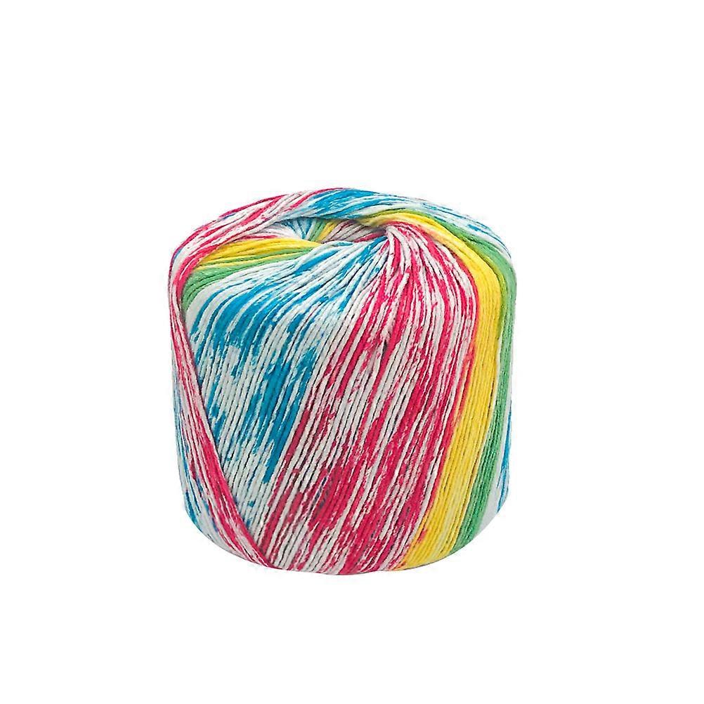 Crochet Yarn Hand Knitting for Knitting 2 Rolls Multicolor Gradient Yarn
