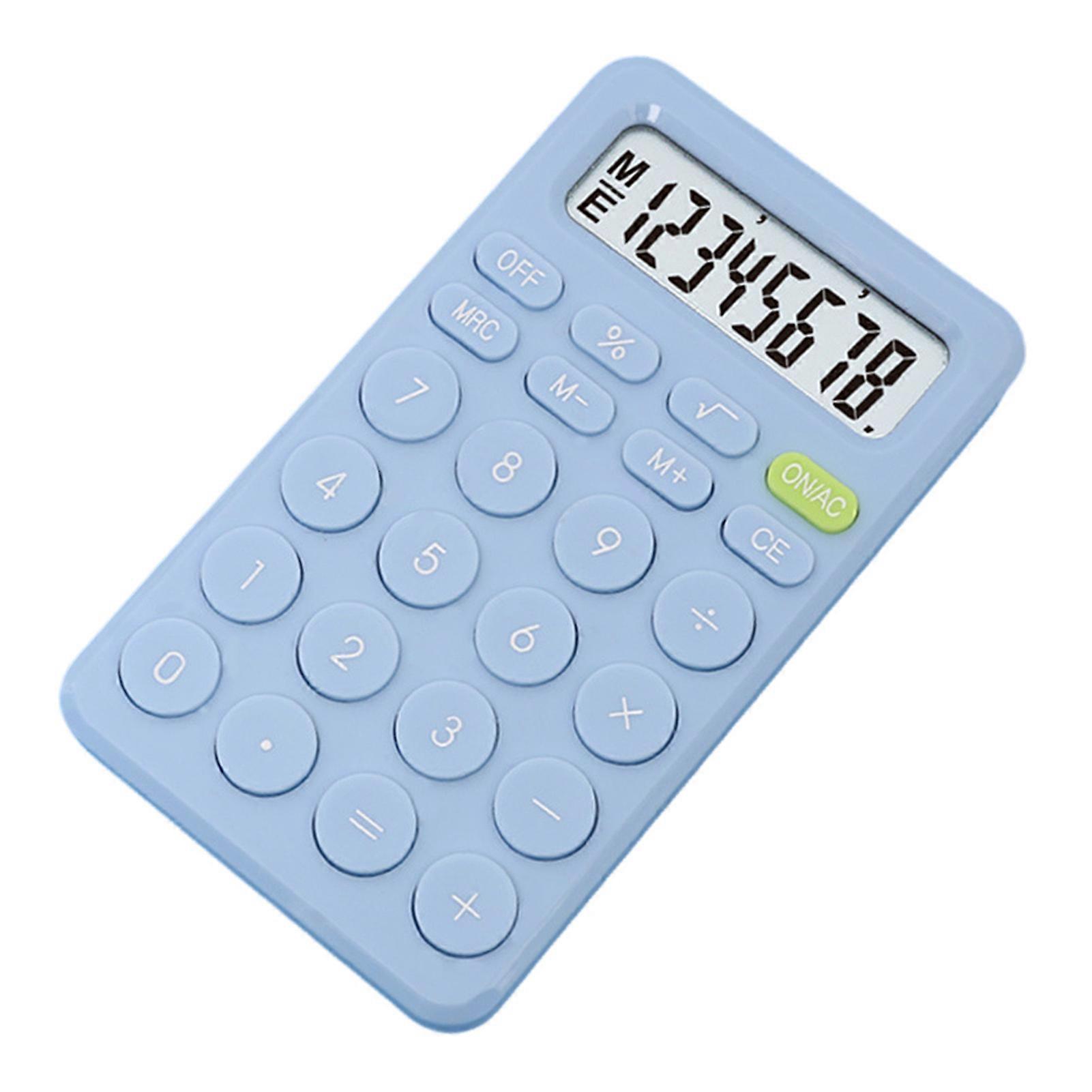 Conception l��g��re de couleurs de bonbons de calculatrice portative de 8 chiffres pour les ��tudiants et l'usage de bureau