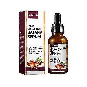 Batana Hair Oil 30ml Scalp Treatment Anti Hair Loss Nourishes Repairs Damaged Hair Adds Shine Elasticity Natural Plant Extract For All Hair Types