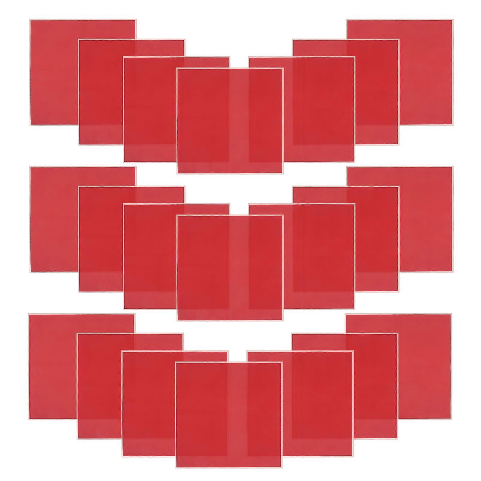 Dark Red Flower Wrapping Paper for Decoration 20Pcs Bouquet Kit