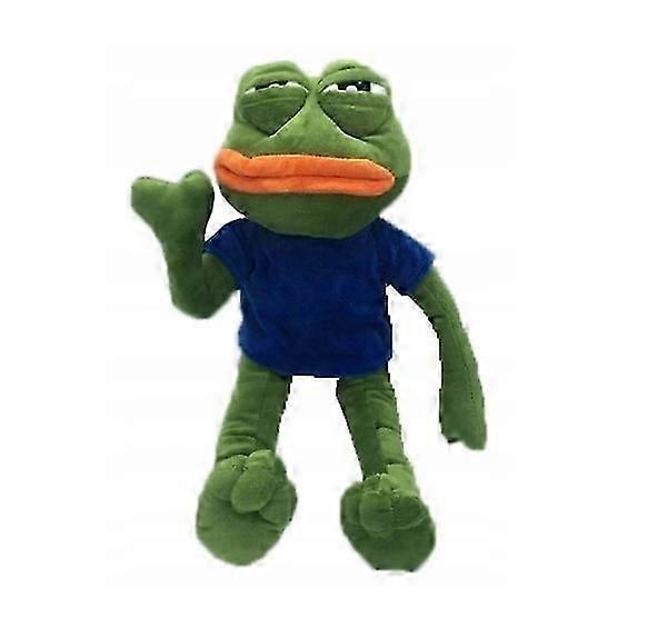 Sad Frog Plush Toy 42 Cm Frog Pepe Meme Funny