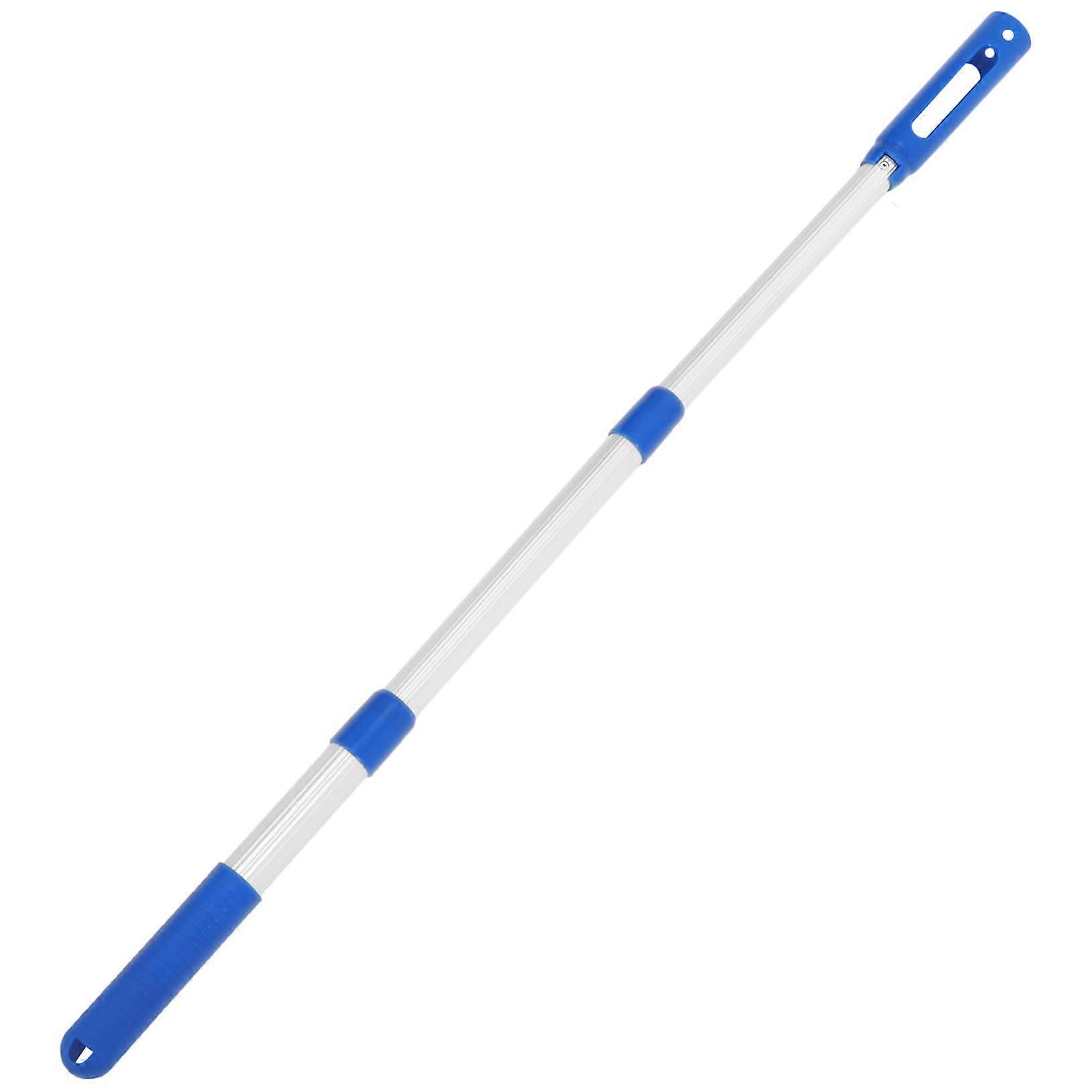 Telescopic Aluminum Pool Pole with Ergonomic Grip, Adjustable Length for Cleaning and Compact Storage