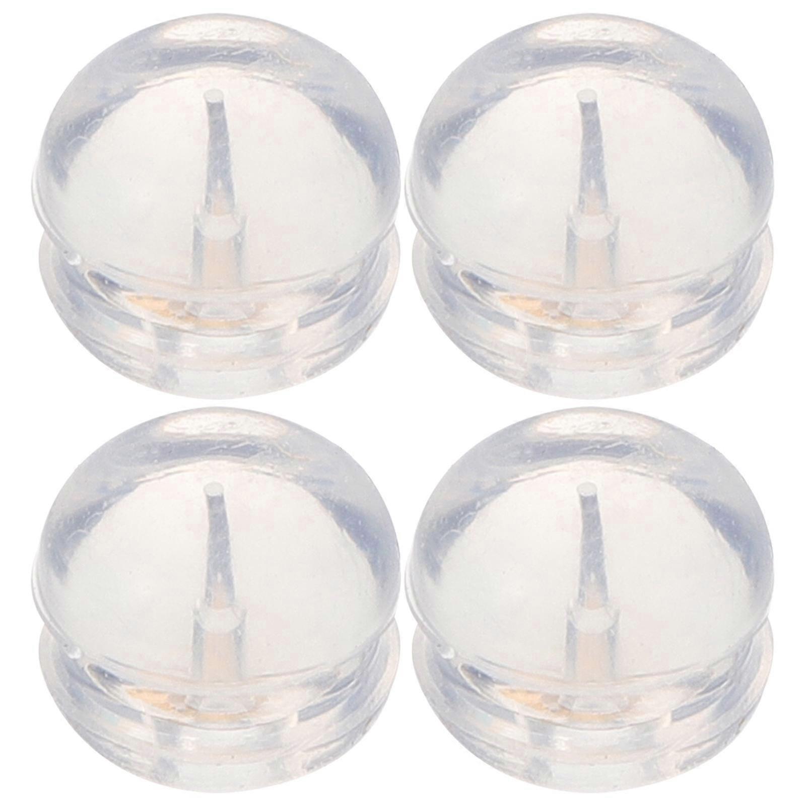 Locking Earring Back Replacement Metal Earring Backs for Diy Projects Assorted Color Metal Non-Slip 4Pcs