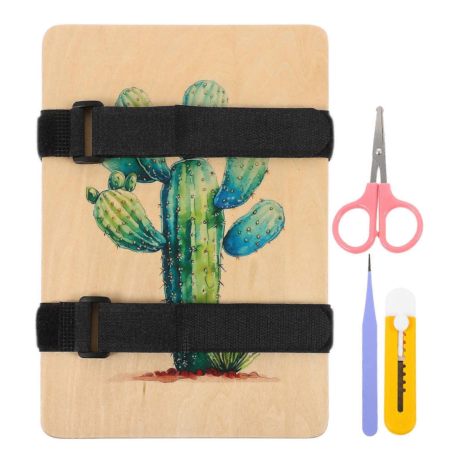 Wood Flower Press Embossing Tool for DIY 1Set Flower Pressing Kit