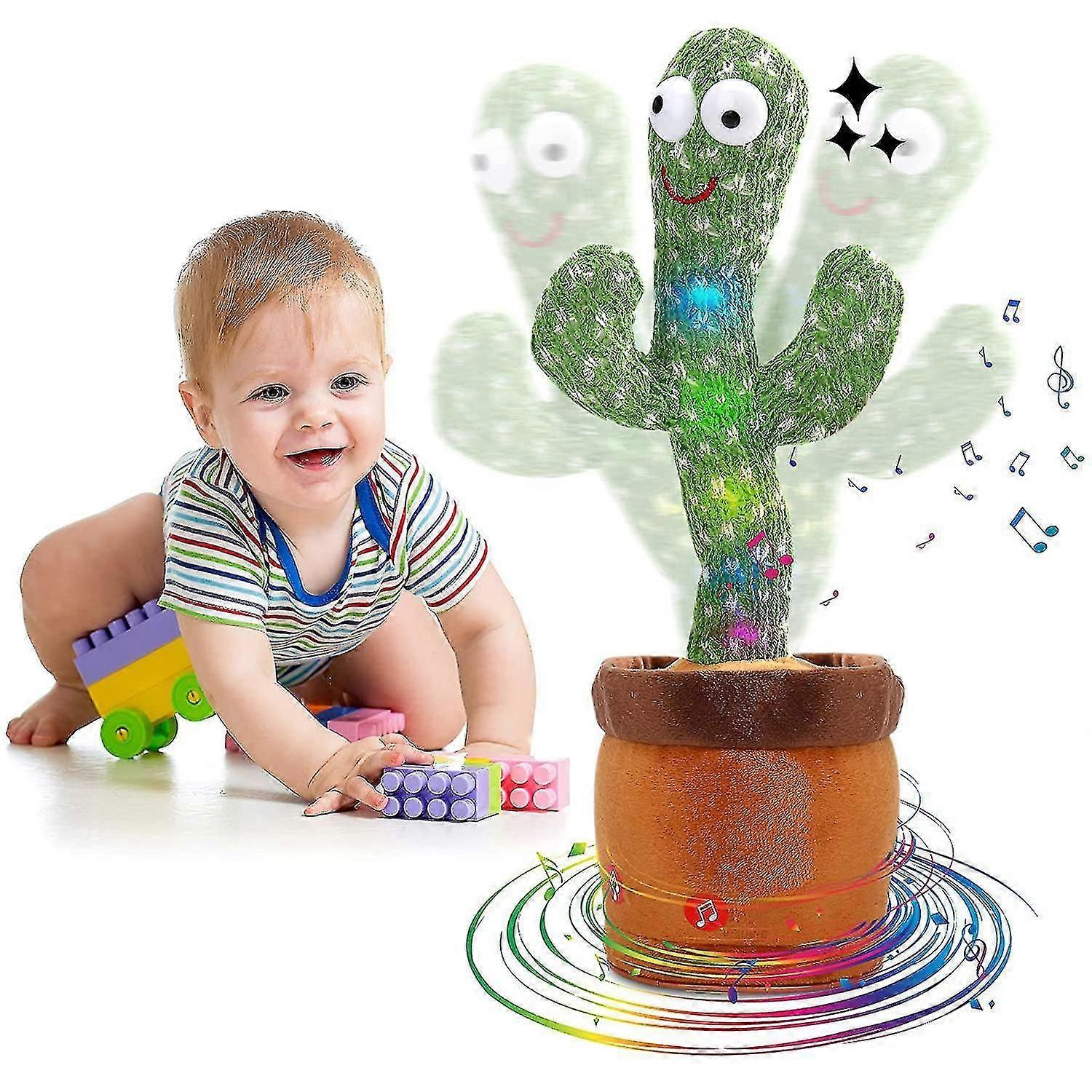 Dancing Cactus Toy,Talking Repeat Singing Sunny Cactus Toy