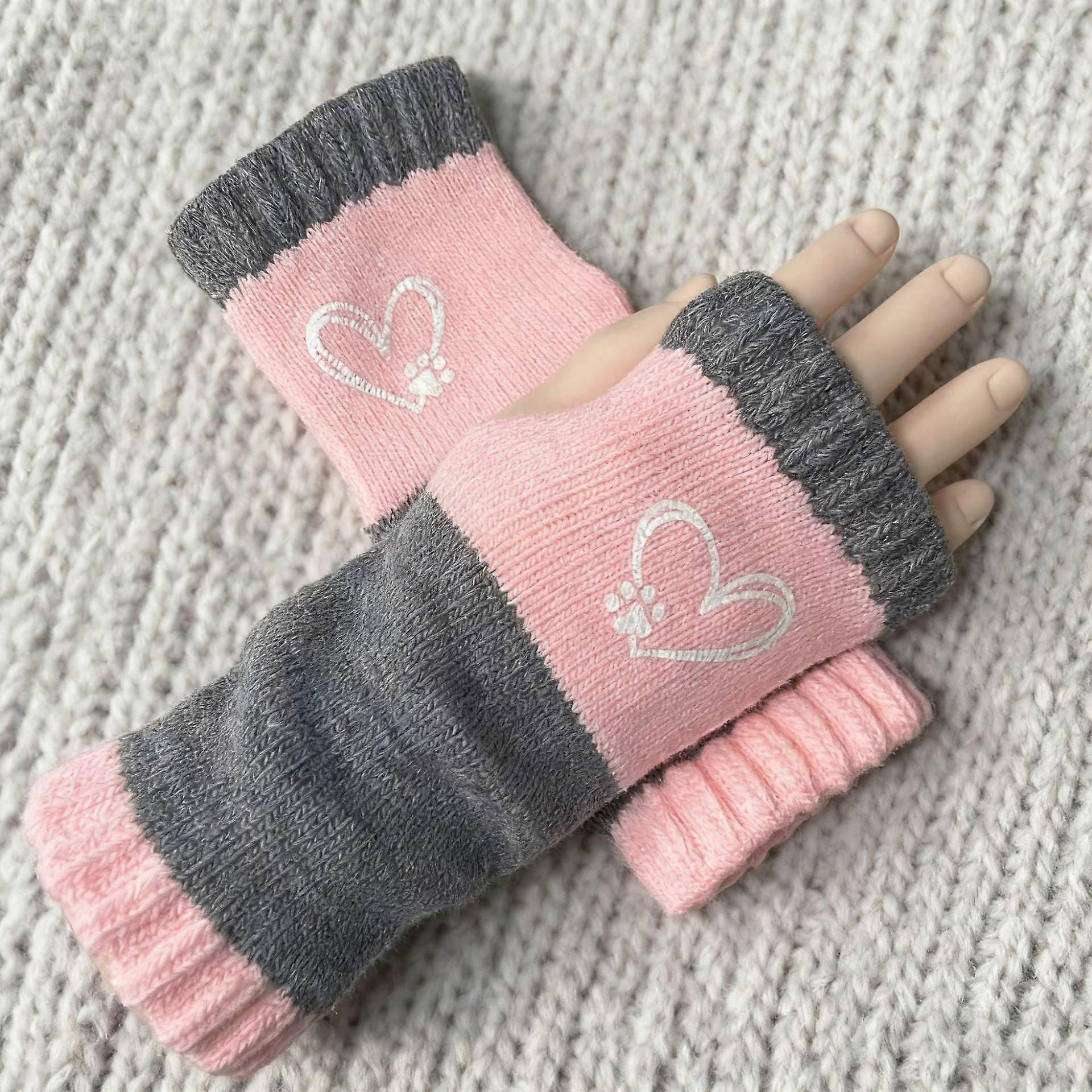 Stylish patchwork embroidered warm gloves - New autumn/winter design
