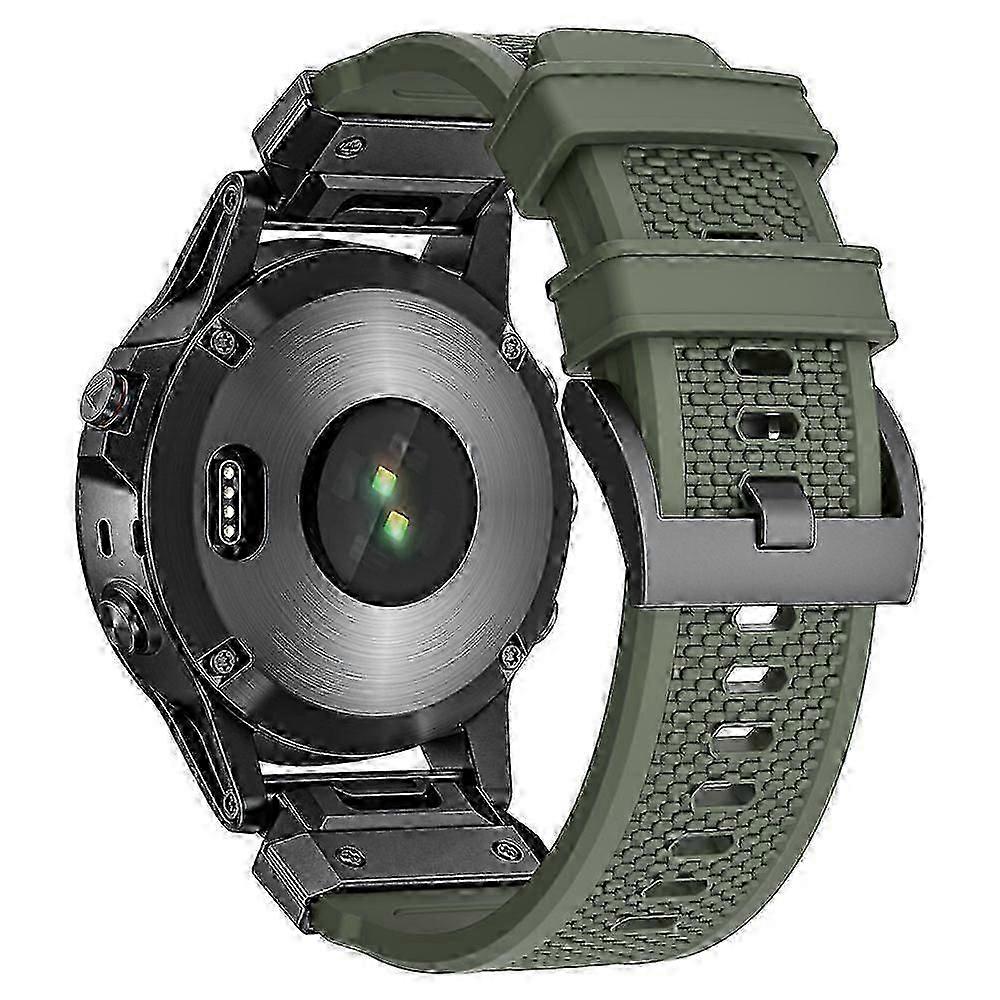 Fenix 3/5/5X/6X/7X 22mm Universal Soft Rubber Watch Strap