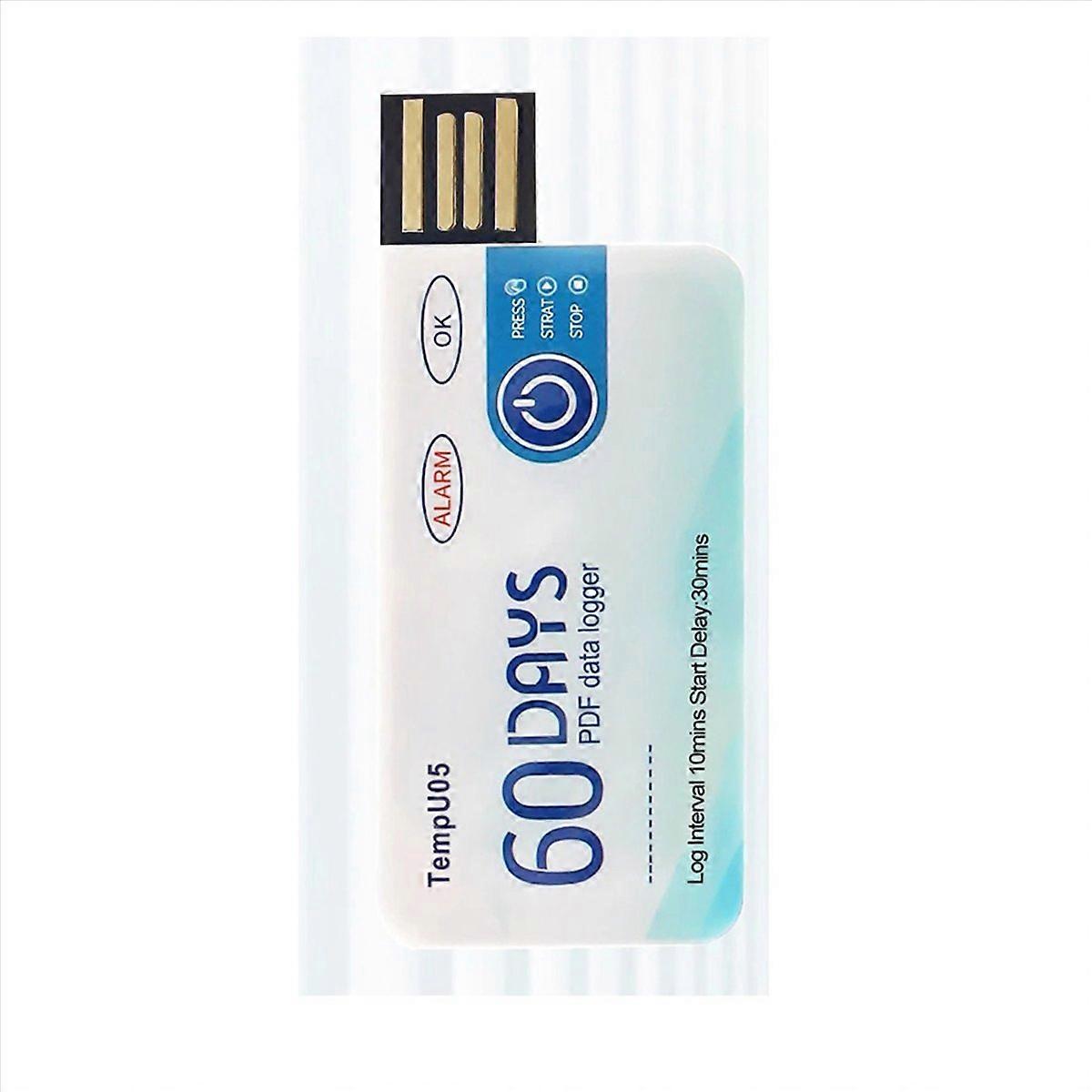 TempU05 Temperature Data Logger 60 Days   Temperature Analyzer PDF USB