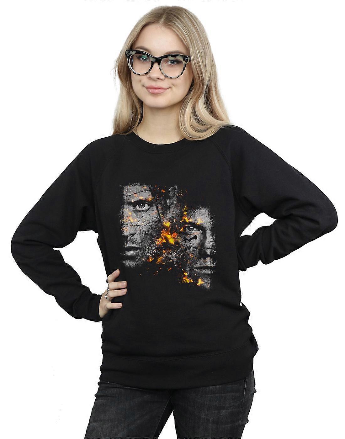 Supernatural Women's Sam And Dean Fire Sweatshirt