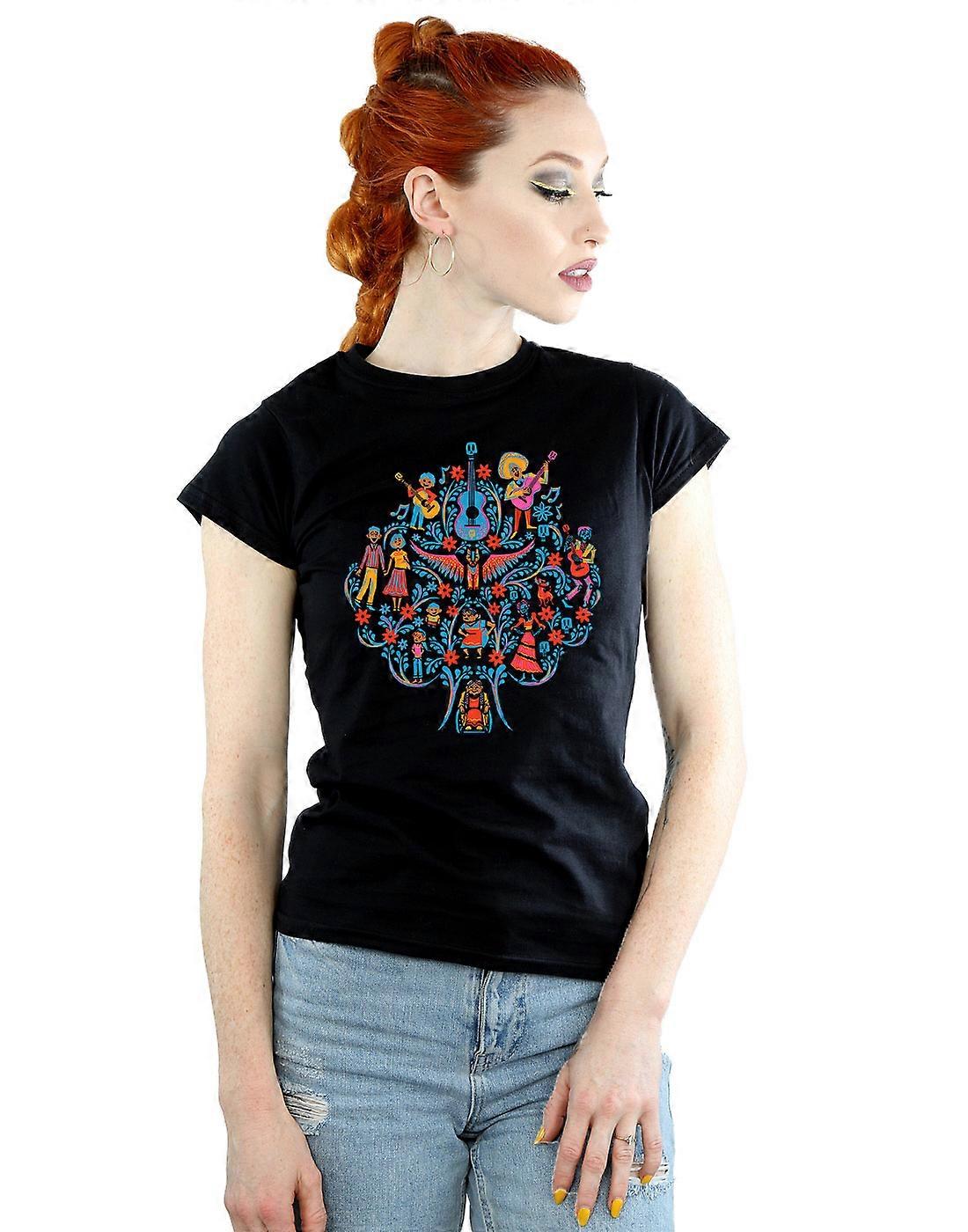 Disney Women's Coco Tree Pattern T-Shirt