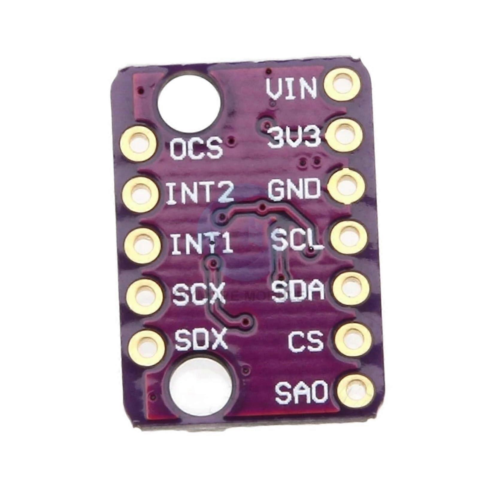 LSM6DS3 3D Accelerometer Gyroscope Module with Temperature Sensor, Dual SPI I2C for Arduino