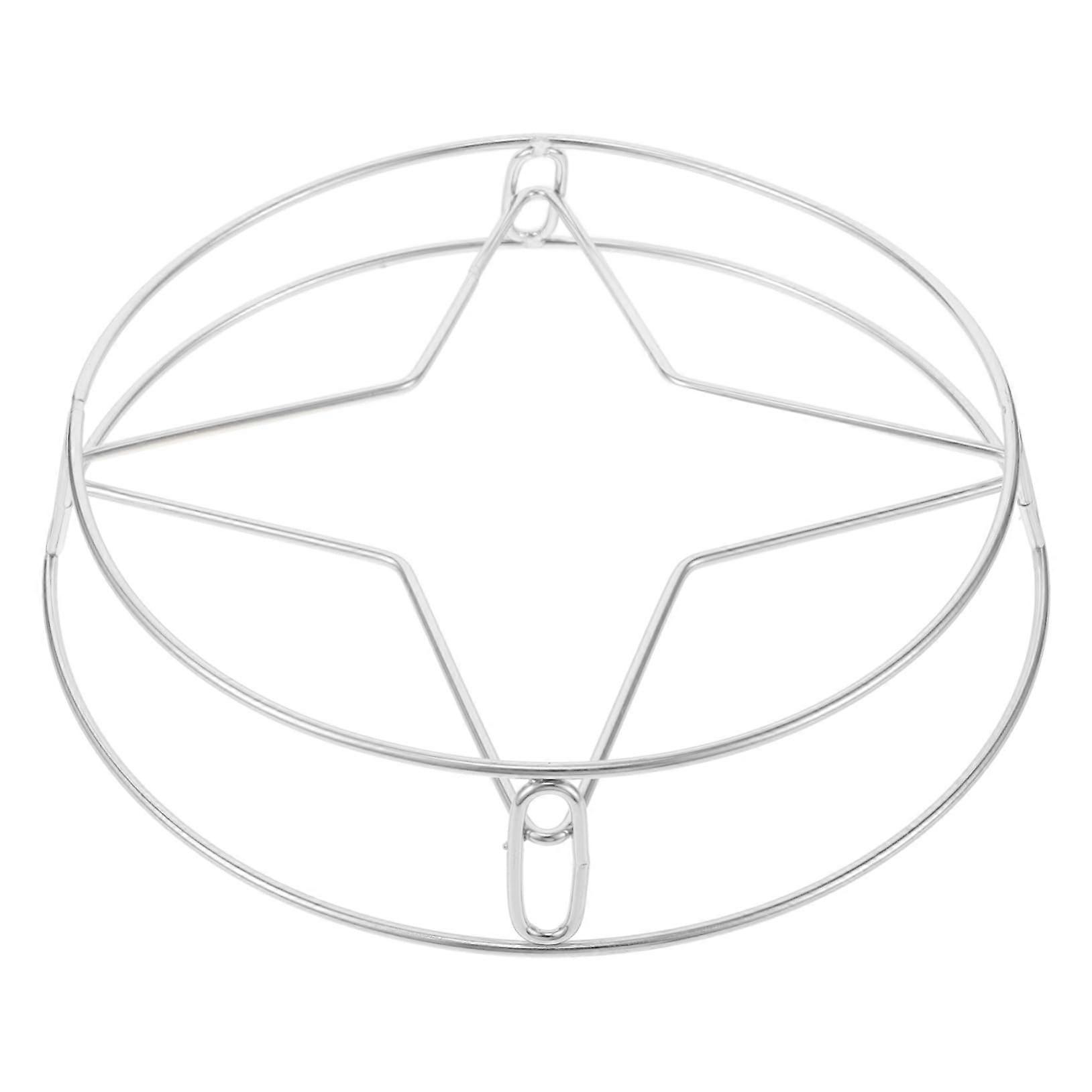 Stainless Steel Wok Stand and Steamer Rack MultiFunction SpaceSaving RustResistant Cooking Rack