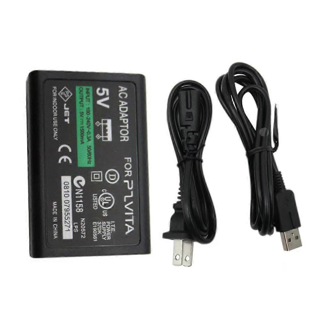 Charger with USB Cable Fast Charging and Data Transfer for PS Vita 1000
