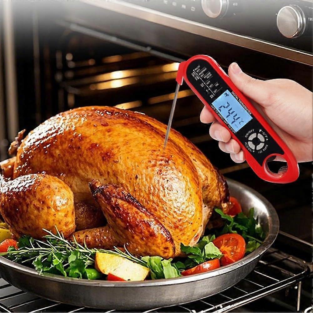 Digital Meat Thermometer with Dual Probe, Waterproof Instant Read BBQ Cooking Thermometer