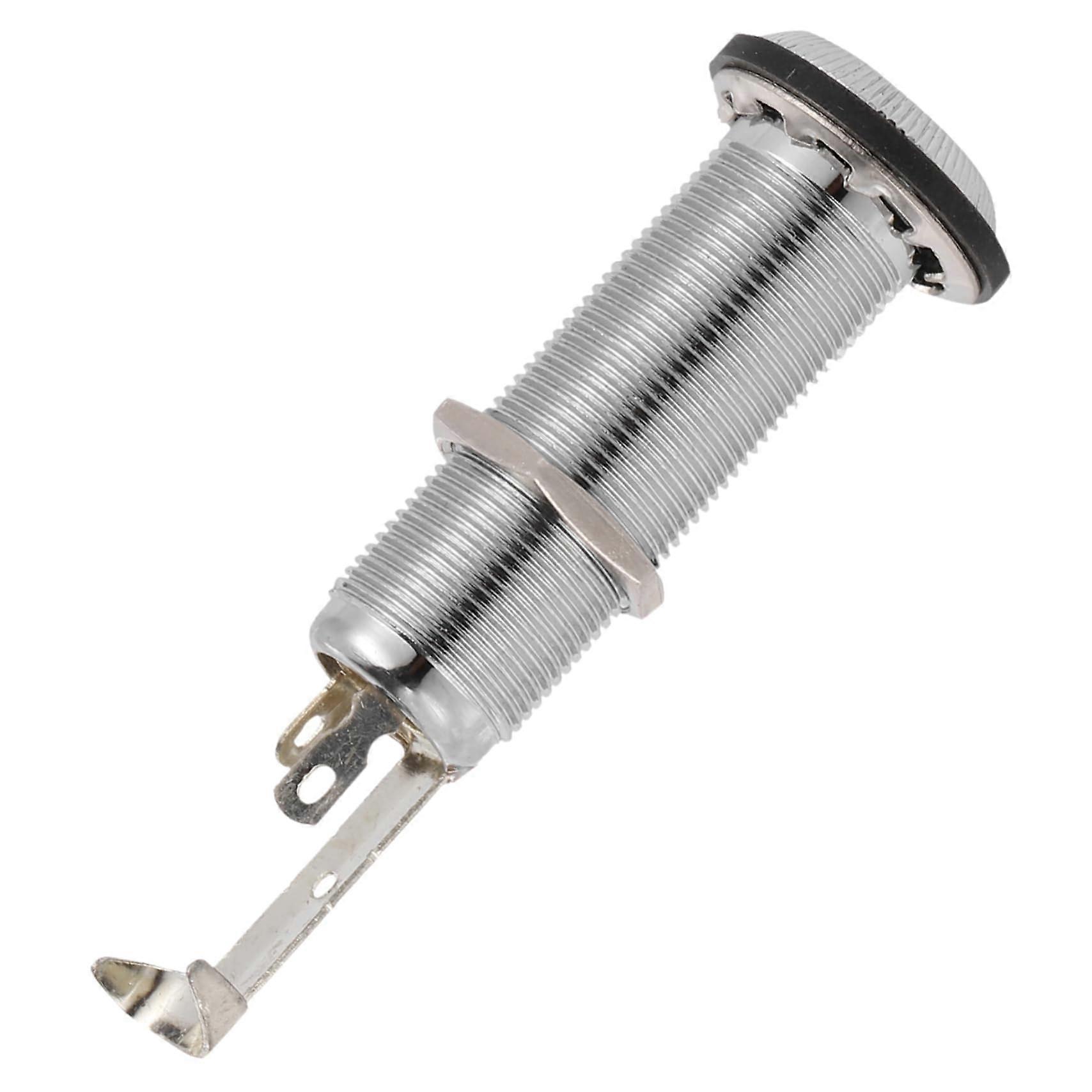 Guitar Stereo Output Jack with Durable Threaded Cylinder for Acoustic Electric and Bass