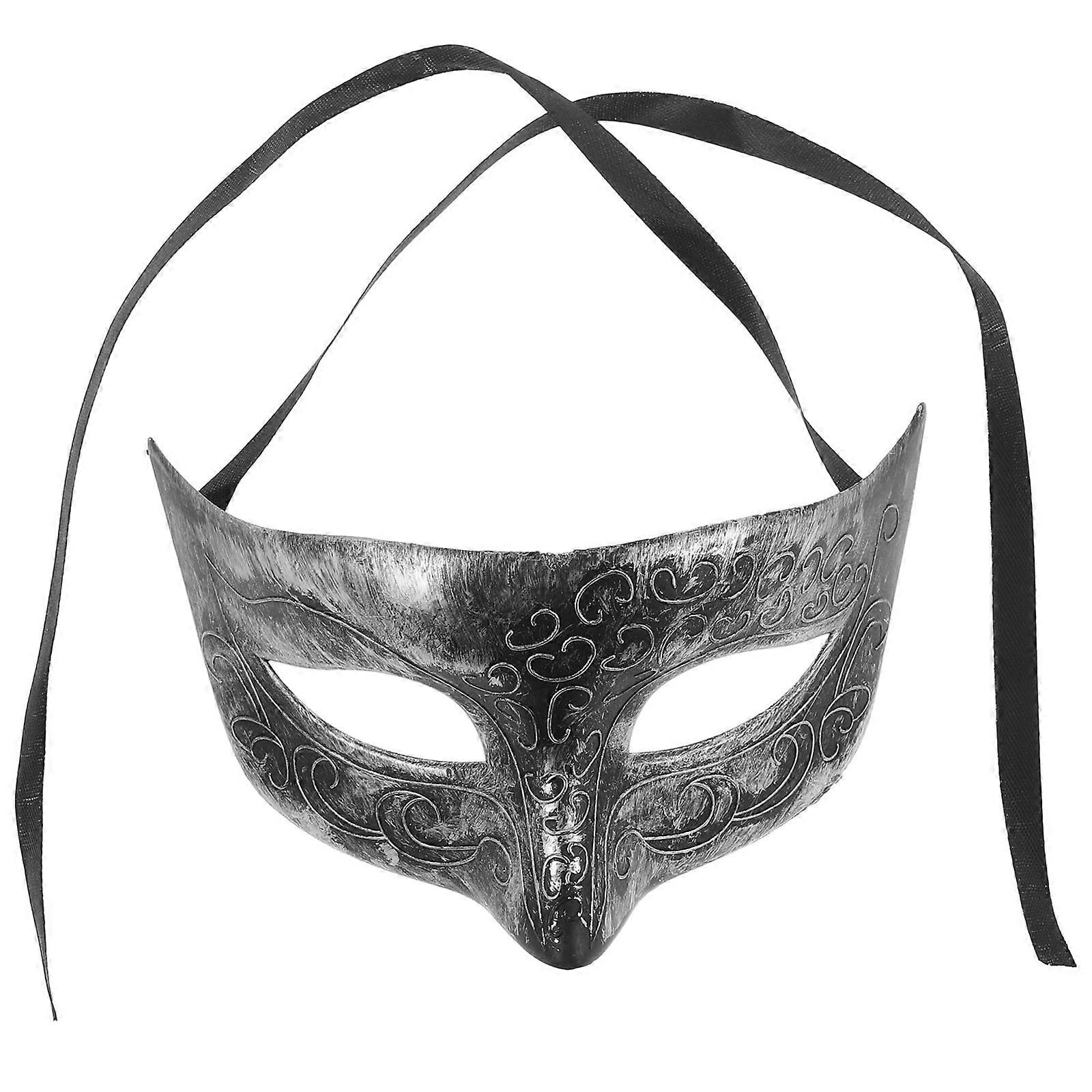 Plastic Masquerade Mask Carnival Mask for Playing Antique Half Face