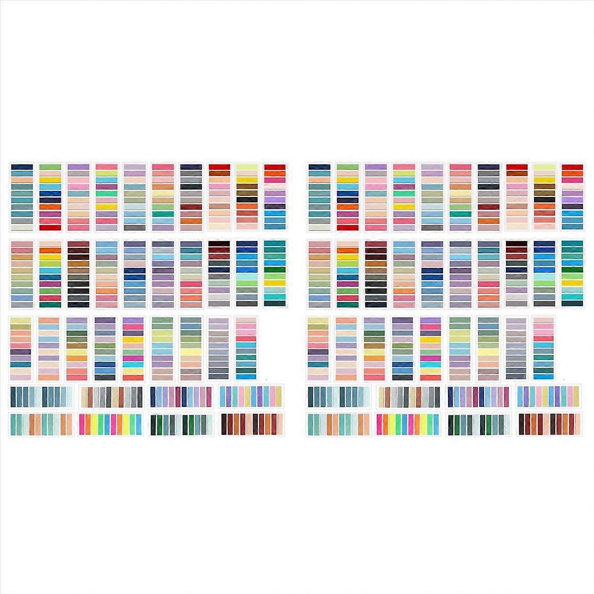 7400 Sheets Transparent Sticky Notes Self-Adhesive Book Marker