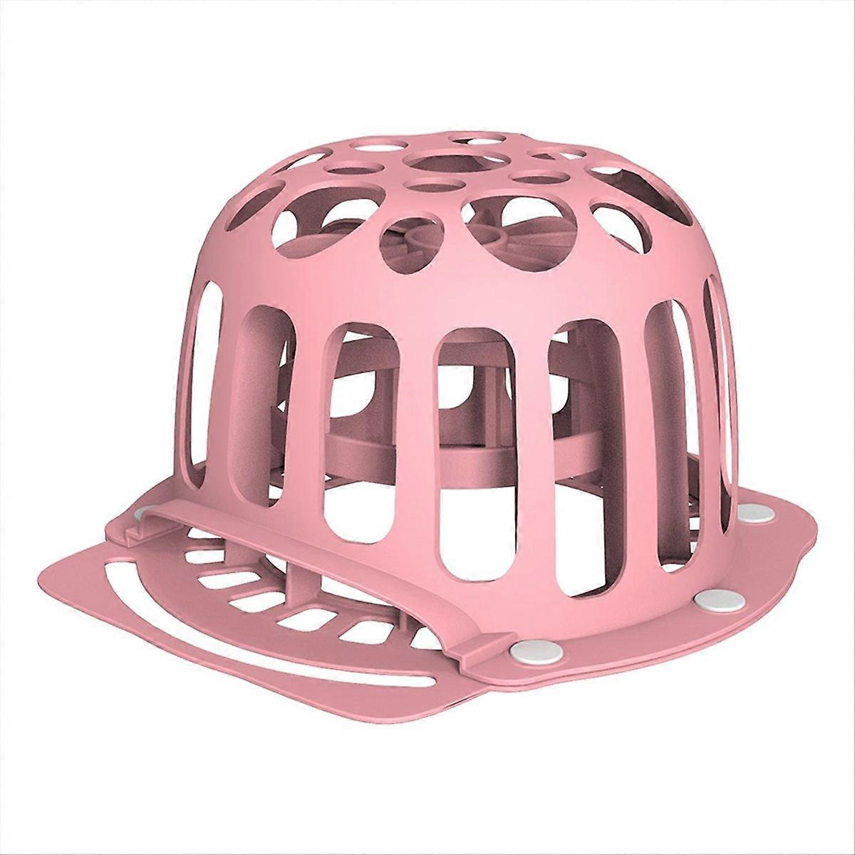 Hat Cleaning Cage Baseball Cap Cleaning Rack Silicone Pink