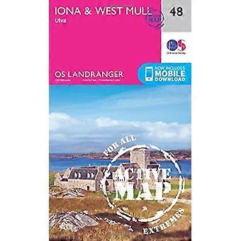 Iona & West Mull, Ulva (OS Landranger mappa)