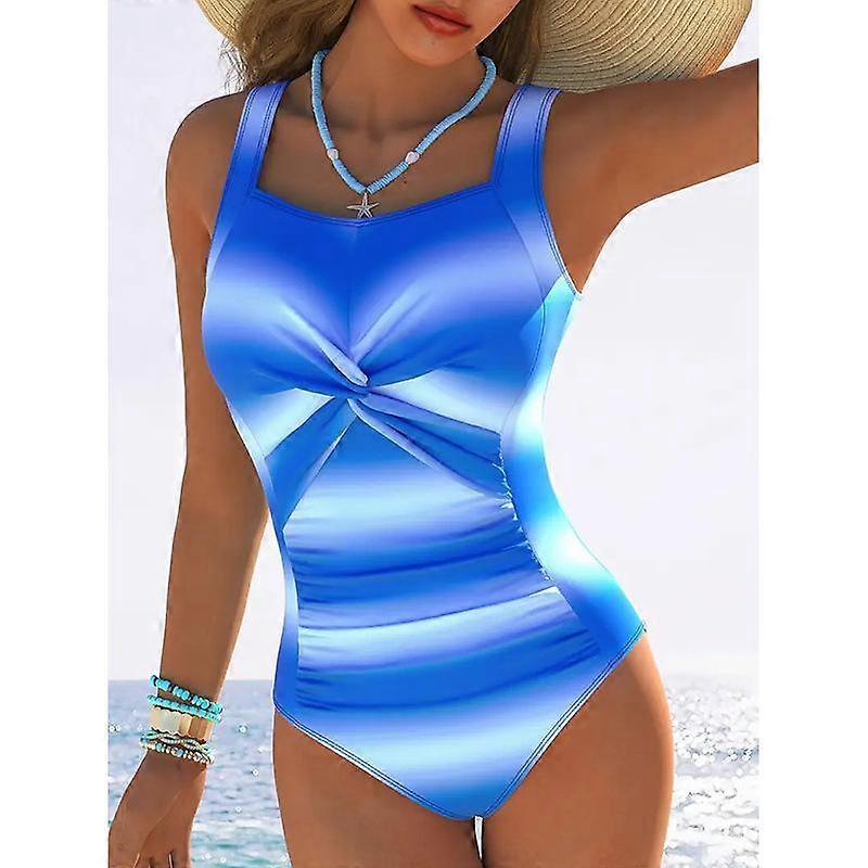Fitted Conservative Bikini One - Piece Swimsuit