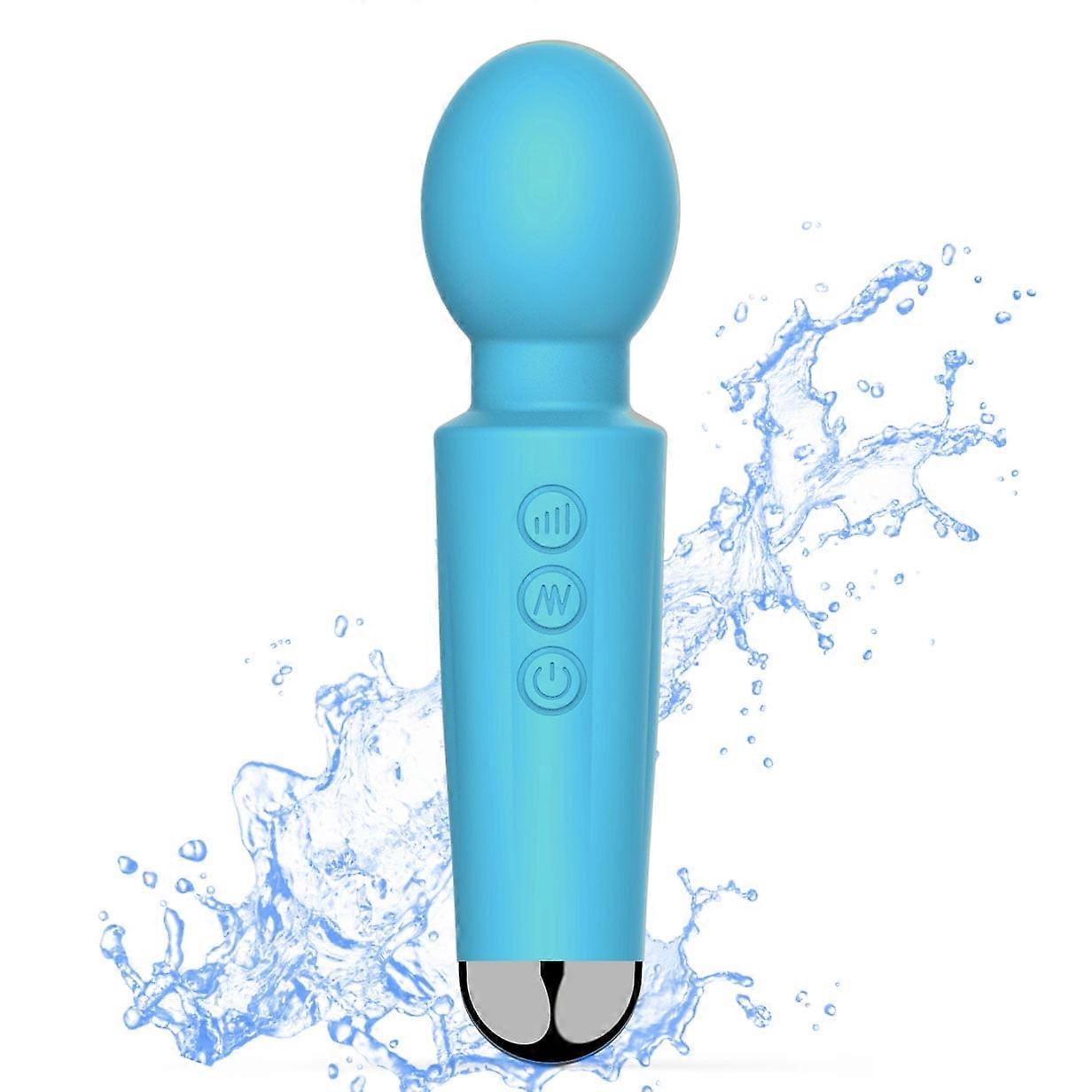 Personal Mini Vibrating Massager, Multiple Speeds and Multiple Modes, (BLUE)